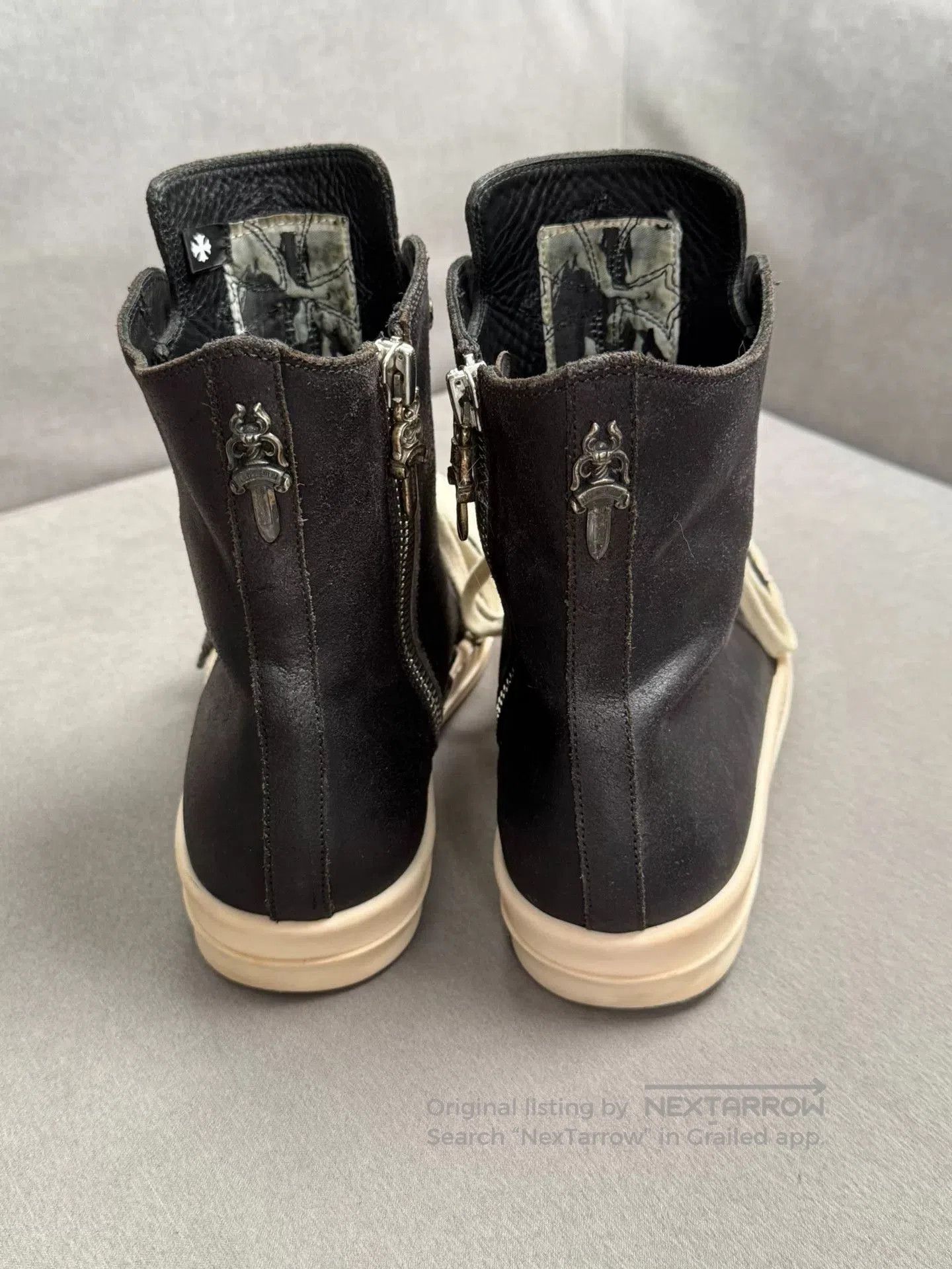 Rick Owens rick owens chrome hearts high. Size US 9 / EU 42 - 4 Thumbnail