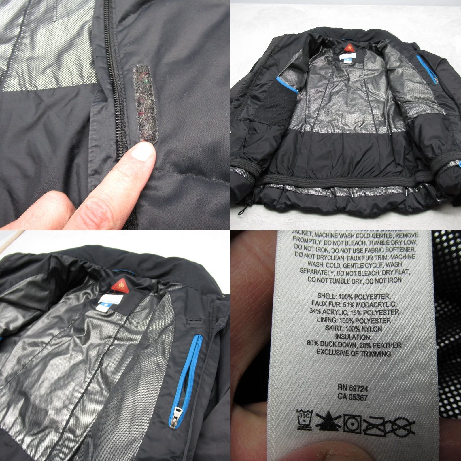 Vintage Columbia Jacket Womens S Black Women Lay Down Thermal Omni Heat Full Zip Size S / US 4 / IT 40 - 8 Thumbnail