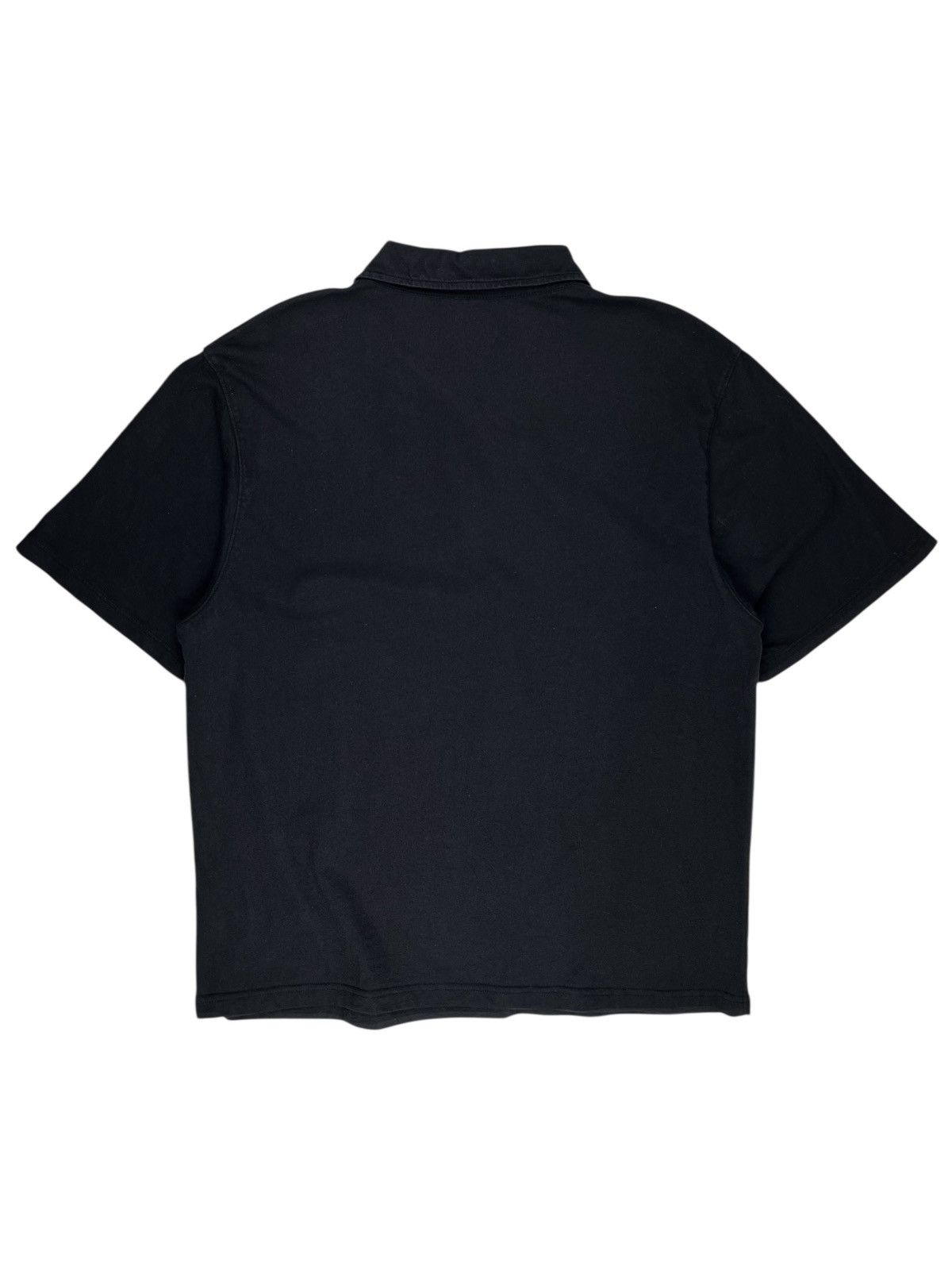 Chrome Hearts Chrome Hearts Silver Button Tonal Horseshoe Logo Polo Shirt Size US L / EU 52-54 / 3 - 2 Thumbnail