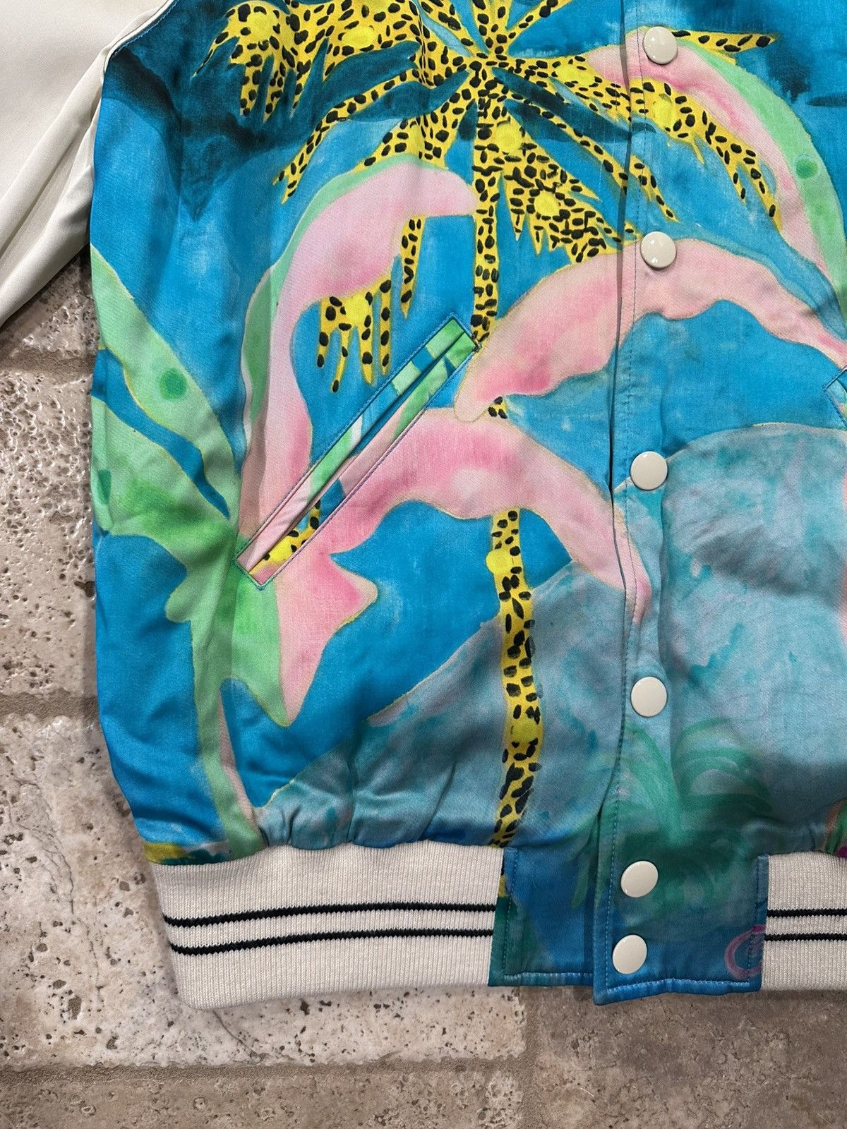 Celine Celine x Hedi x Tyson Reed SS21 Hawaiian Souvenir Jacket Size US M / EU 48-50 / 2 - 6 Thumbnail