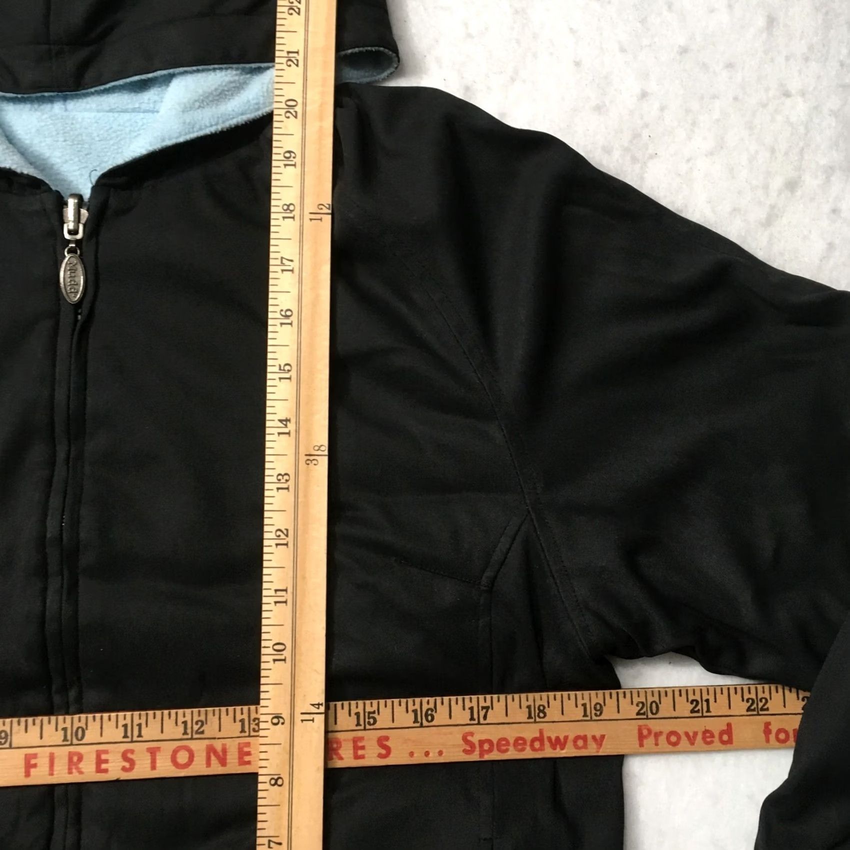 Vintage Mudd Hoodie Jacket M Black Full Zip Womens 90s Basic Windbreaker Waterproof Modern Shell Hoodie Jacket M Medium Womens Black 90s Full Zip Size M / US 6-8 / IT 42-44 - 7 Thumbnail