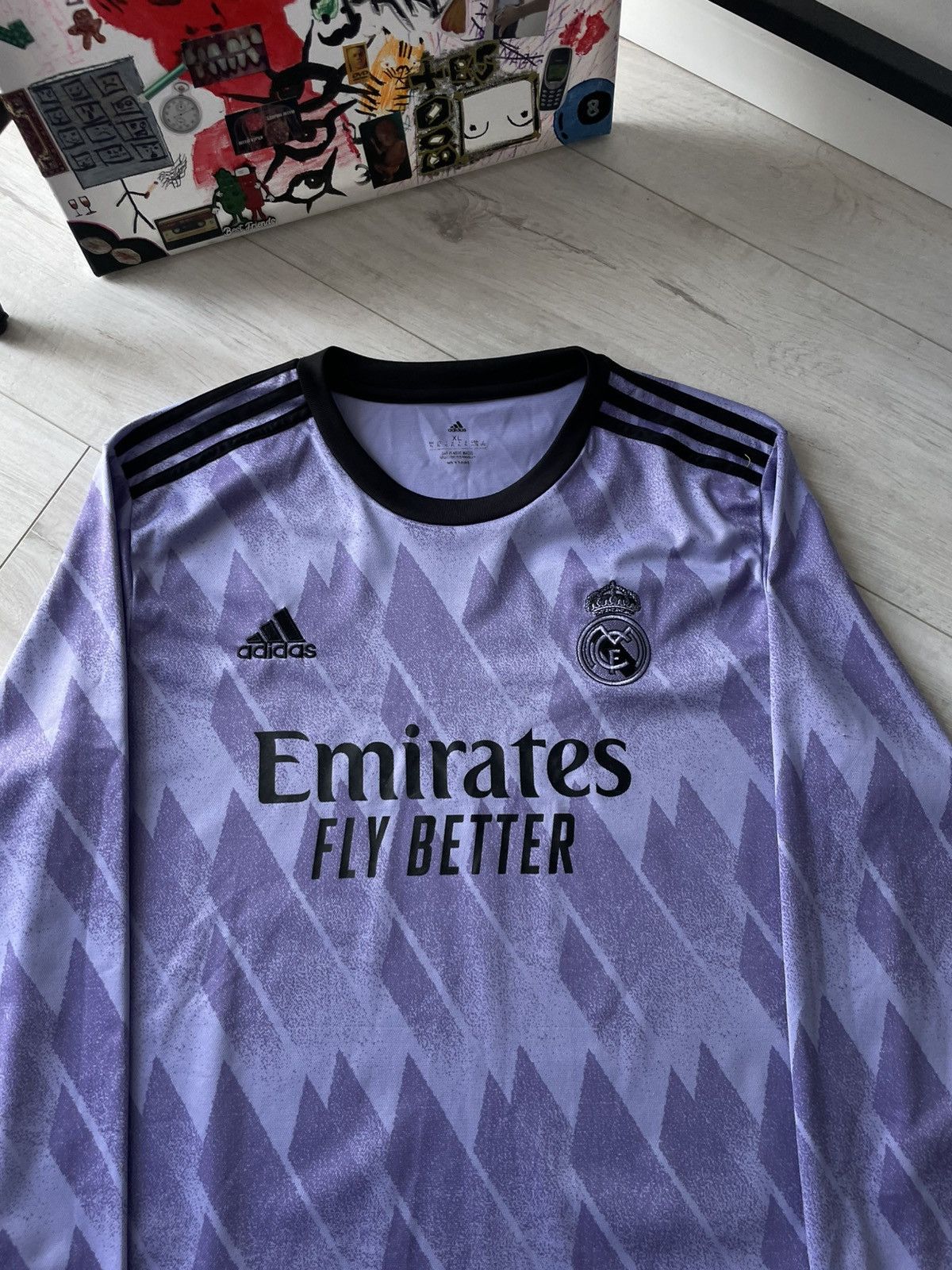 Adidas Adidas Real Madrid 2022/2023 Away Football Shirt Jersey Size US XL / EU 56 / 4 - 4 Thumbnail