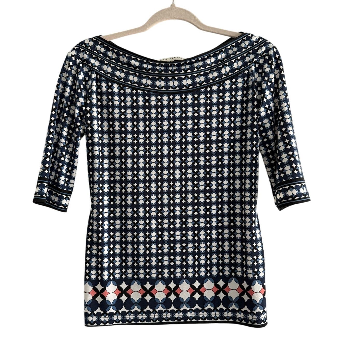 Other Max Studio Geometric Print Top – Size S Size S / US 4 / IT 40 - 1 Thumbnail
