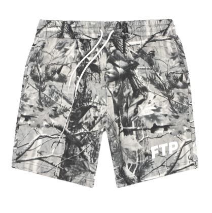 パンツ FTP LOGO SHORTS TREE CAMO L 🍂 FTP LOGO SHORTS (GRAY TREE CAMO) SIZE XXL