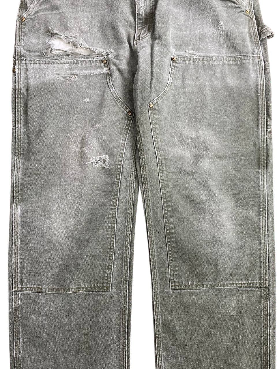 Carhartt Vintage Carharrt USA Distressed Sunfaded Double Knee Size US 38 / EU 54 - 11 Thumbnail