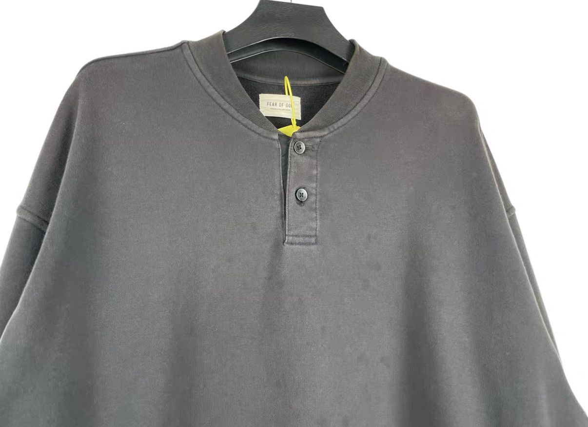Fear of God Fear Of God 6th Mainline Henley Hoodie J31 Size US XL / EU 56 / 4 - 4 Thumbnail