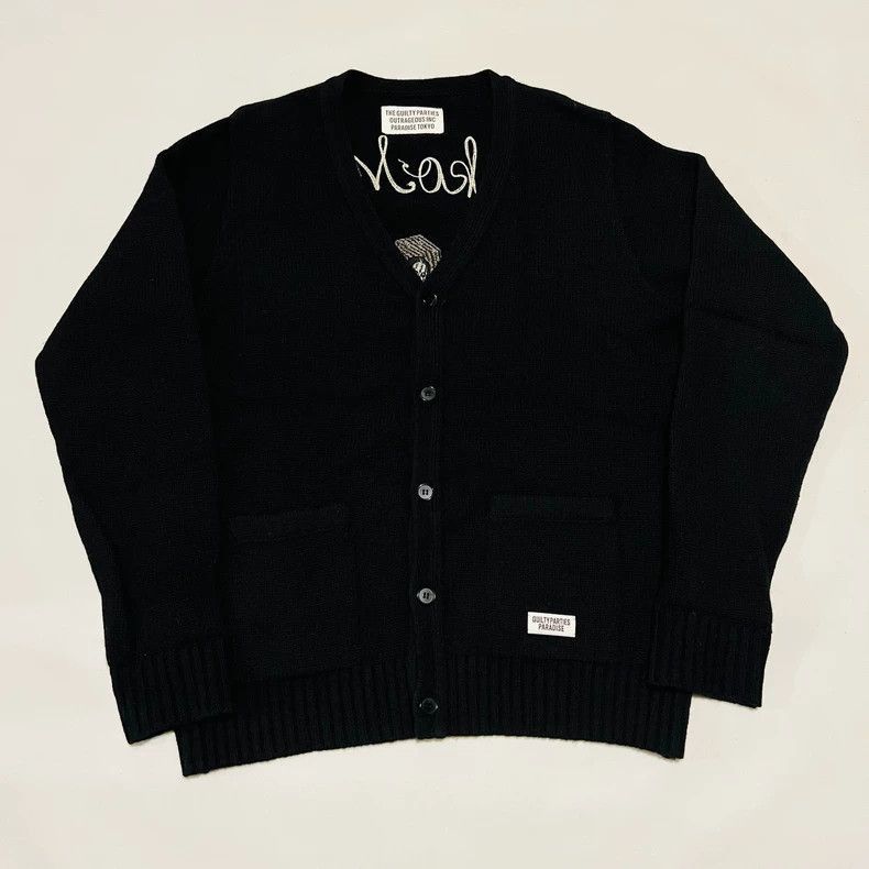 Wacko Maria WackoMaria Embroidered Cardigan Sweater Made in Japan- DMC- Size US L / EU 52-54 / 3 - 6 Thumbnail