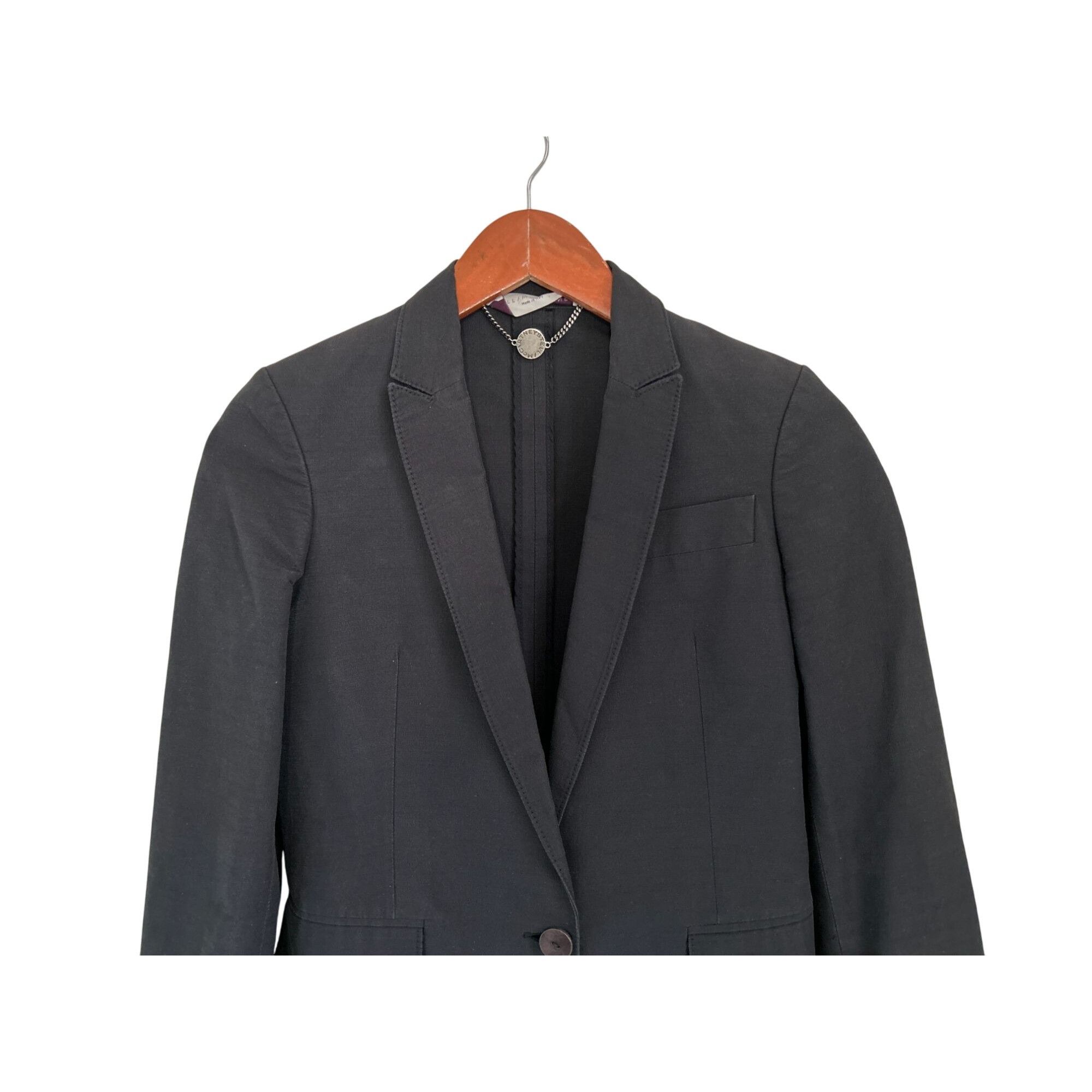 Stella McCartney Stella McCartney Blazer Charcoal Grey Single-Breasted Jacket Size XS / US 0-2 / IT 36-38 - 3 Thumbnail