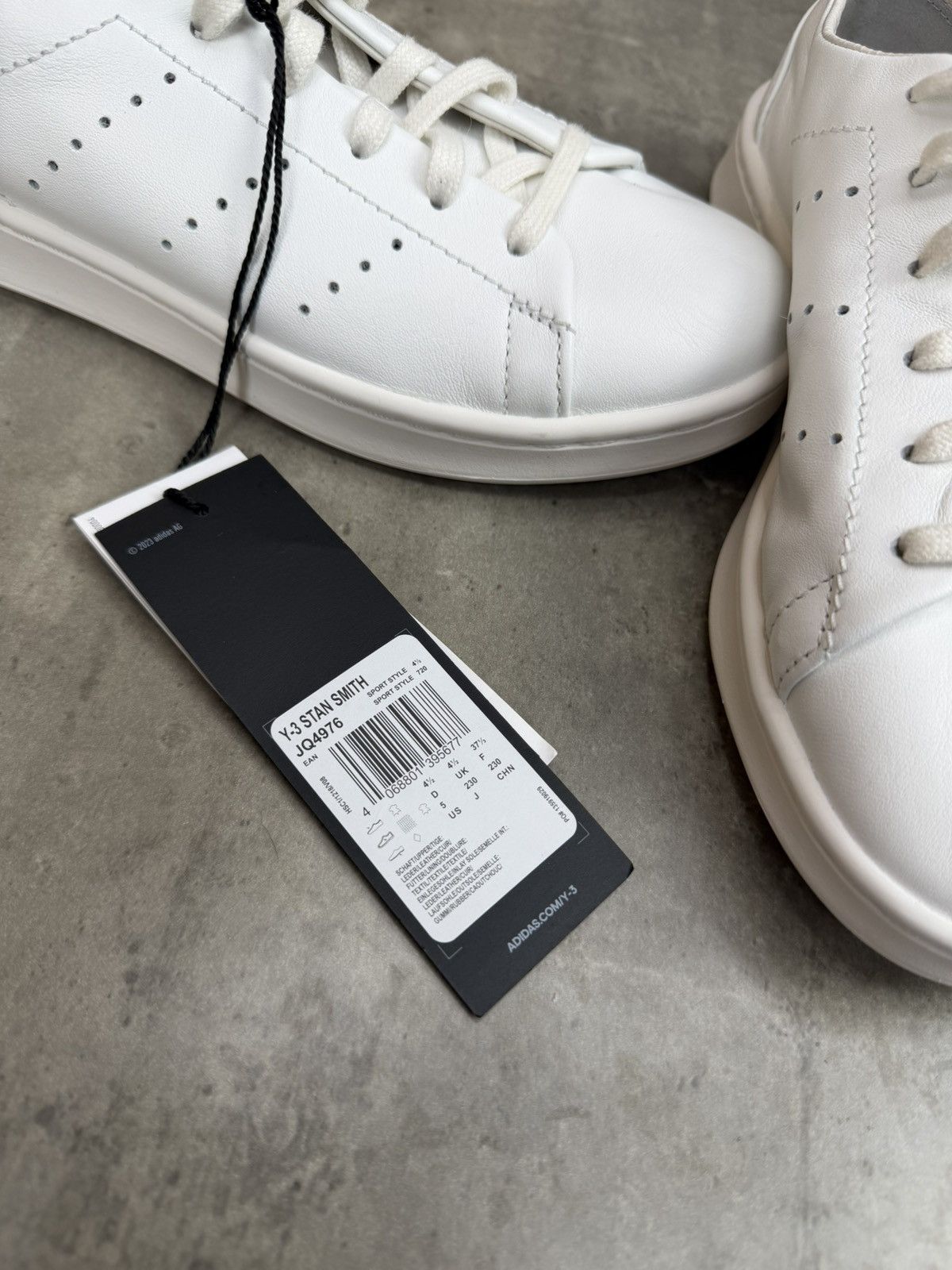 Y-3 Adidas Y-3 Stan Smith White 37 1/3 Size US 6.5 / IT 36.5 - 10 Thumbnail