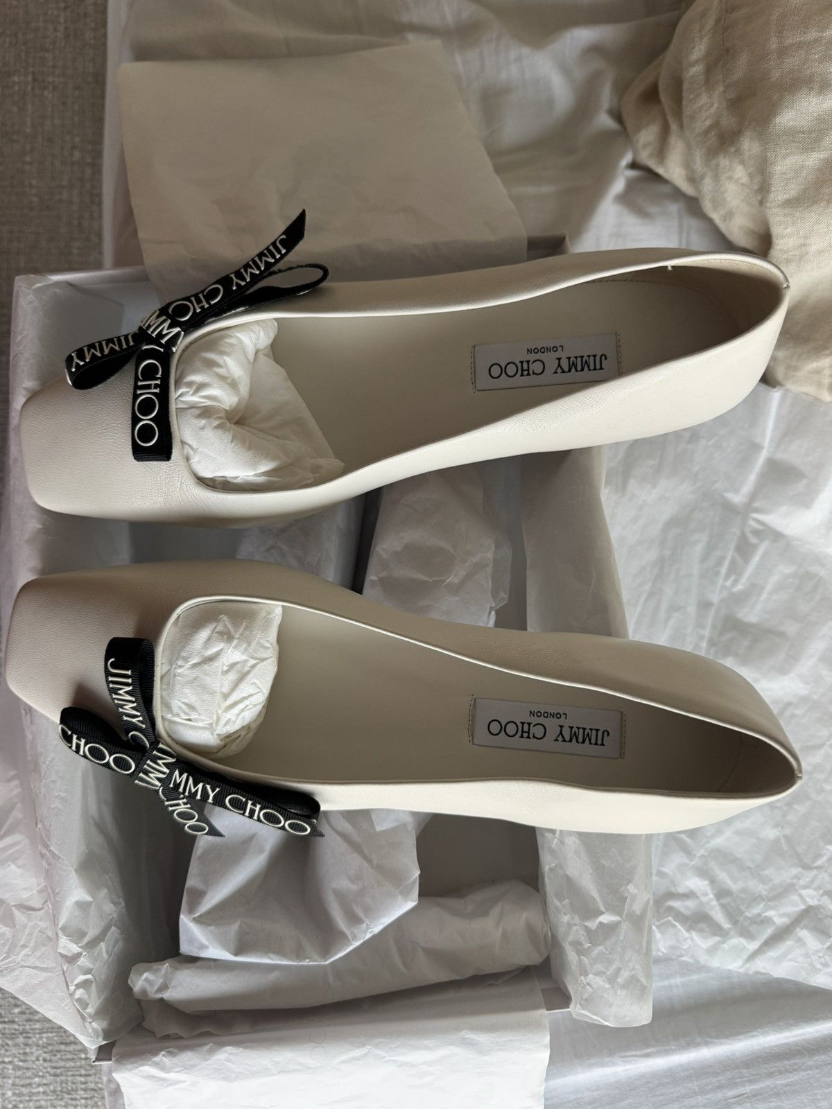 Jimmy Choo Jimmy Choo - Veda leather ballet flats Size US 10.5 / IT 40.5 - 1 Thumbnail