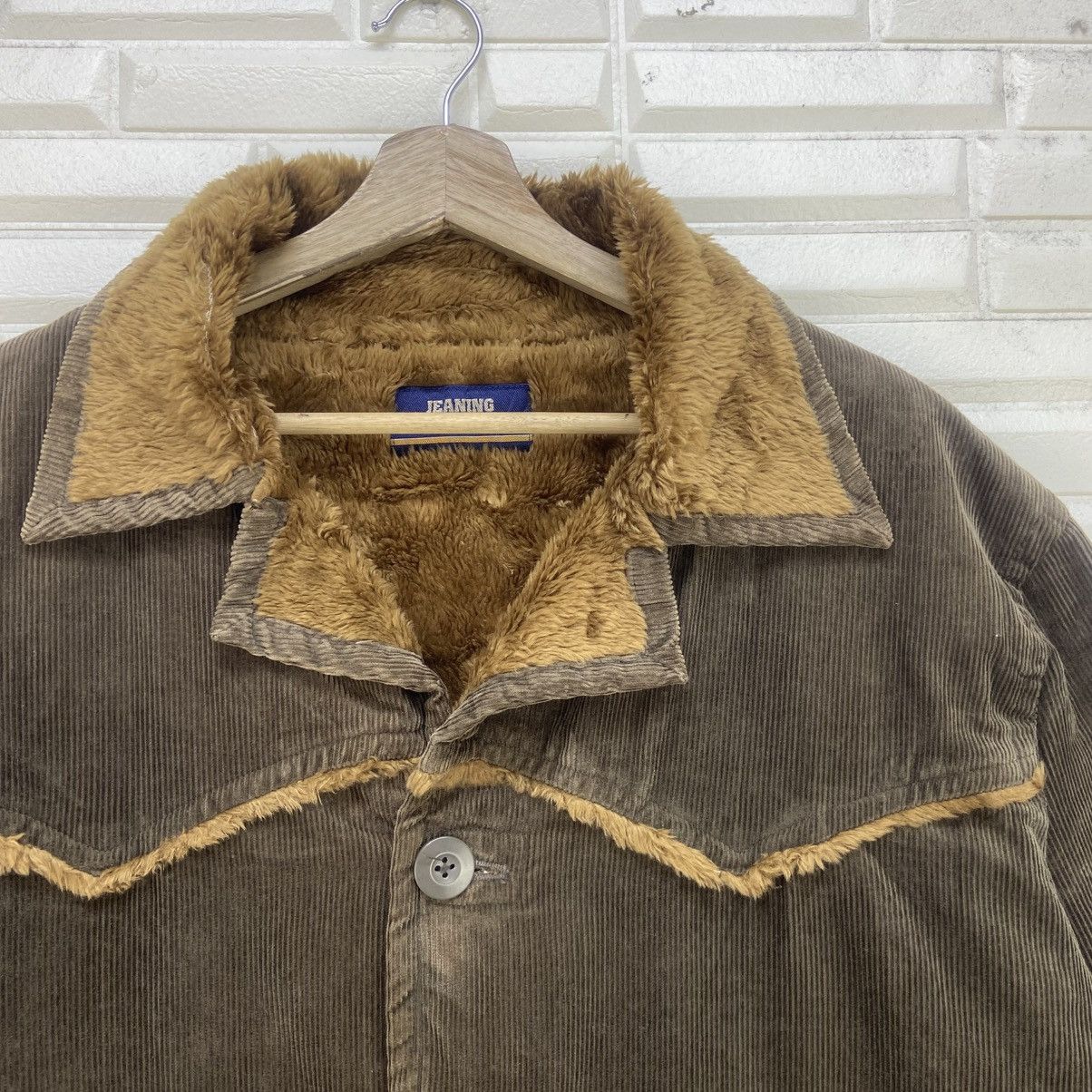 Japanese Brand Jeaning Garage Corduroy Sherpa Heavy Coat Size US XL / EU 56 / 4 - 8 Thumbnail