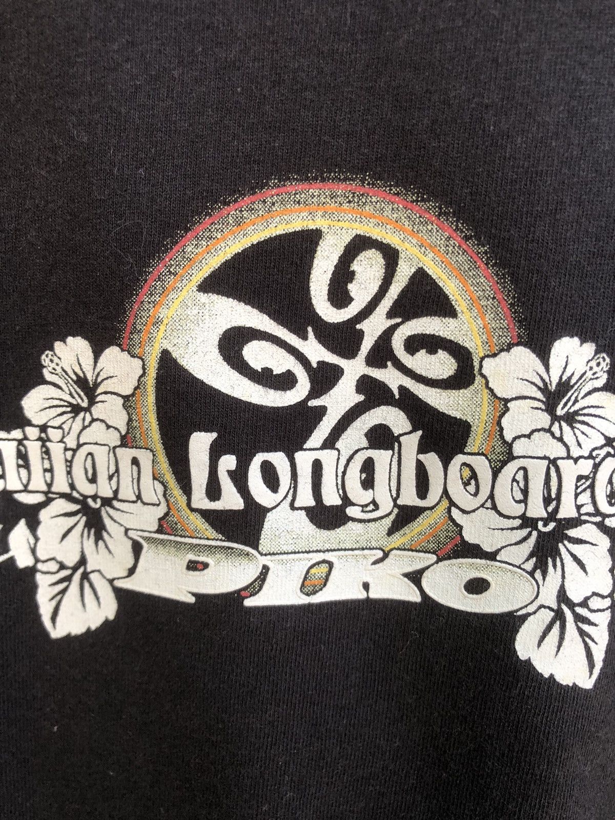 Vintage × Volcom Vintage Hawaiian Piko Surfwear Glitter Backhit Tee Size US L / EU 52-54 / 3 - 7 Thumbnail