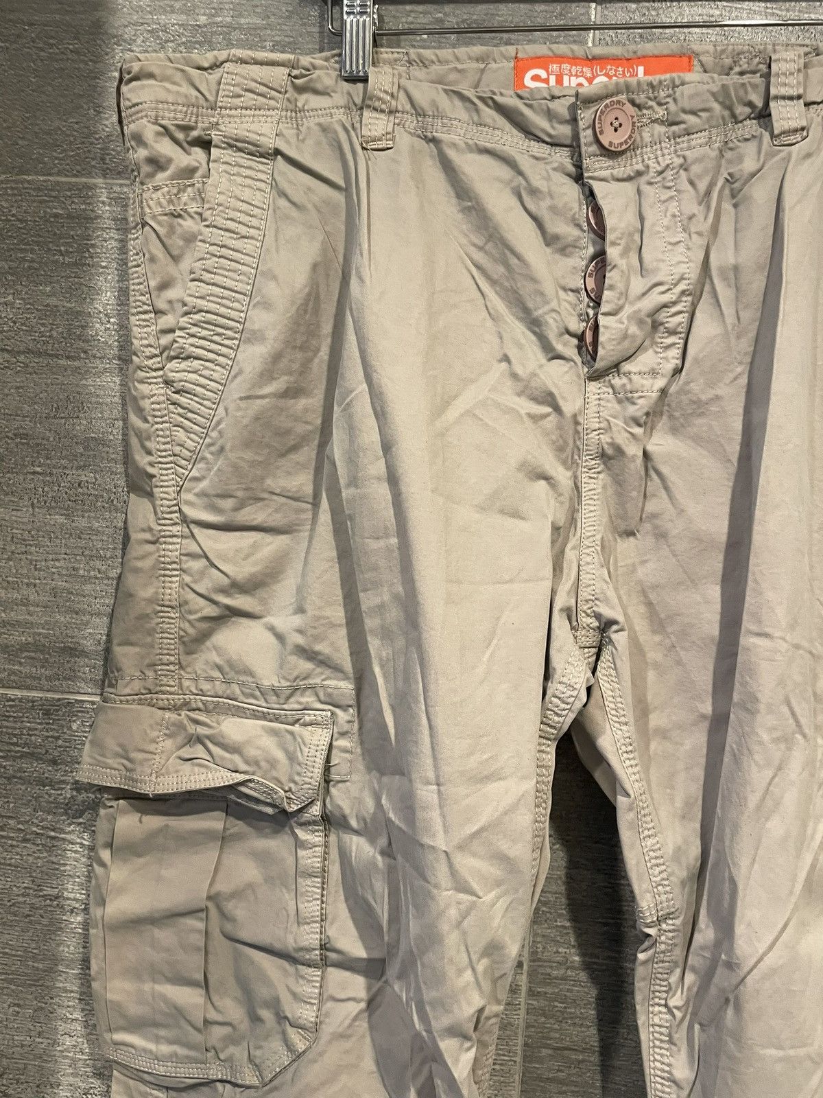 Superdry Superdry Khaki Cargo pants 2XL Size US 38 / EU 54 - 2 Thumbnail