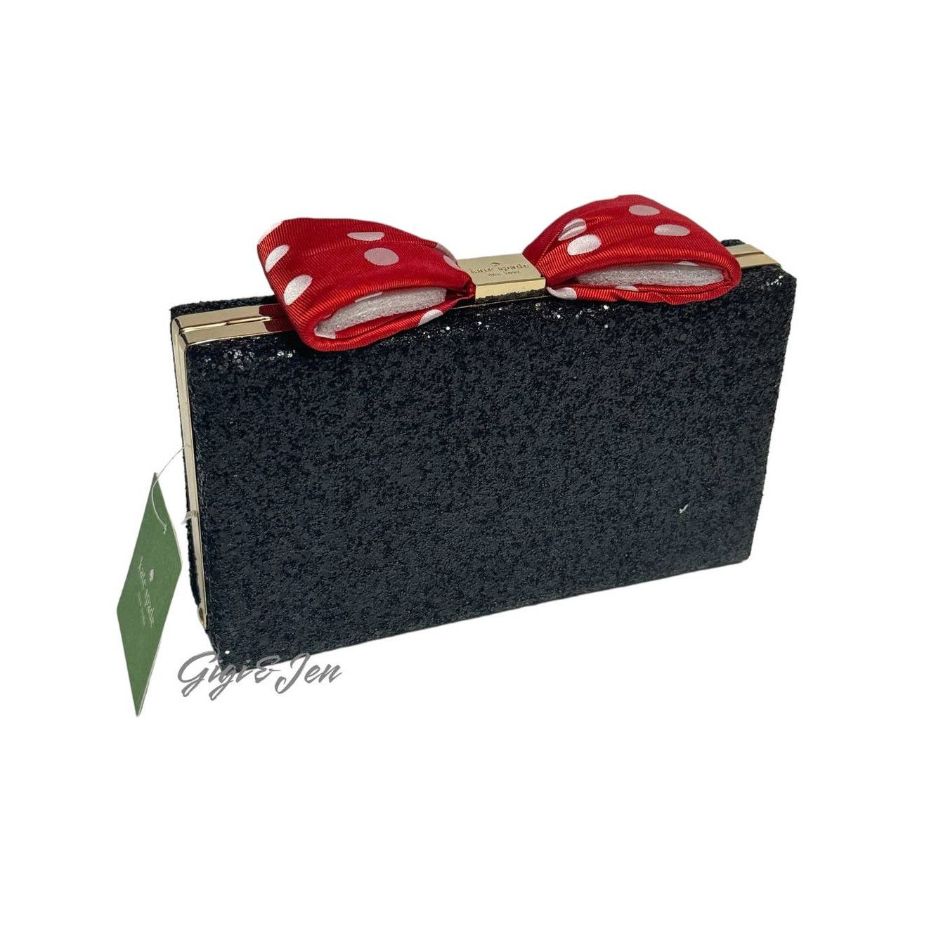 Kate Spade Kate Spade minnie mouse minnie bow clasp Clutch Bag Size ONE SIZE - 1 Thumbnail