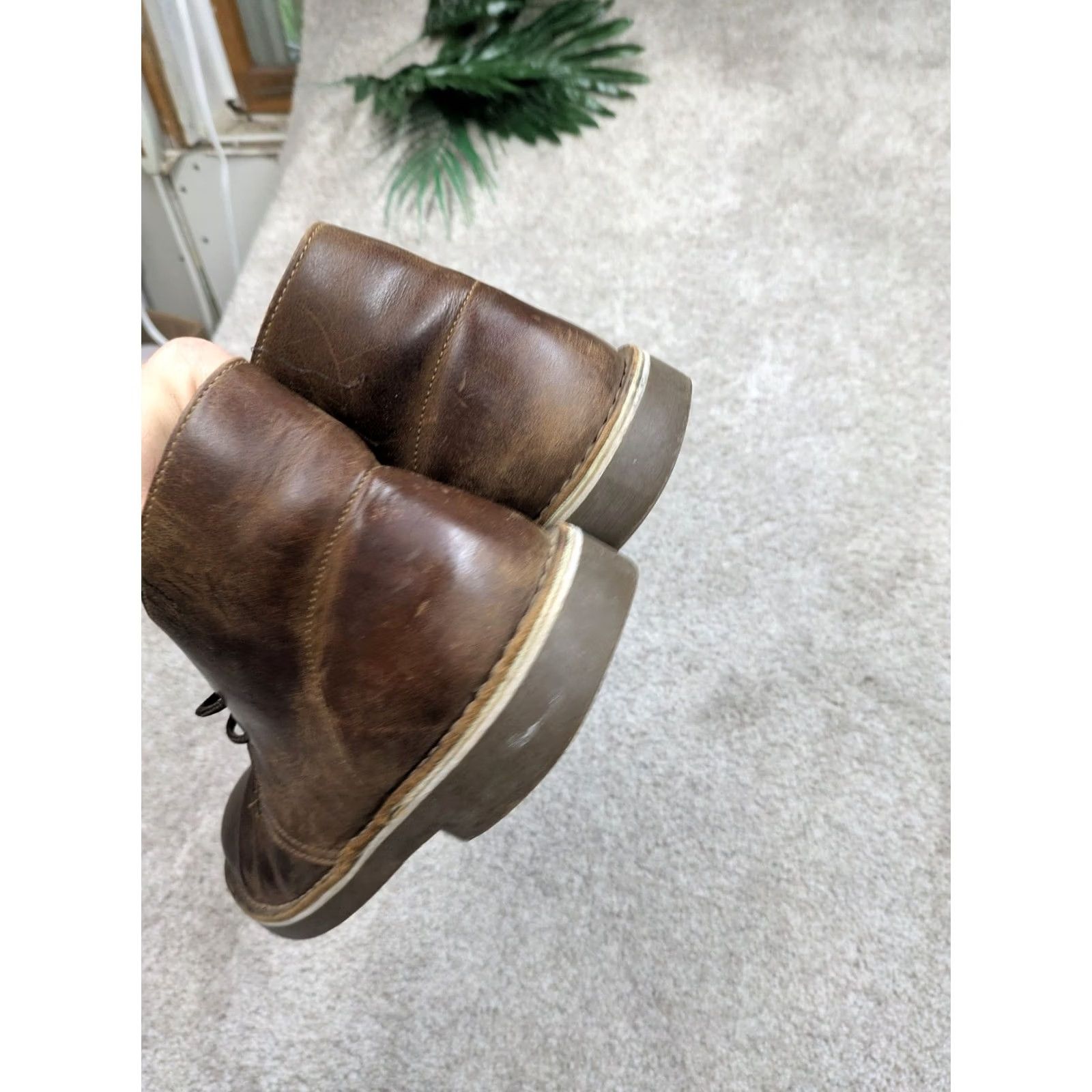 Clarks Clarks Desert Chukka Boot Mens 9 Brown Leather Lace Up Size US M / EU 48-50 / 2 - 7 Thumbnail