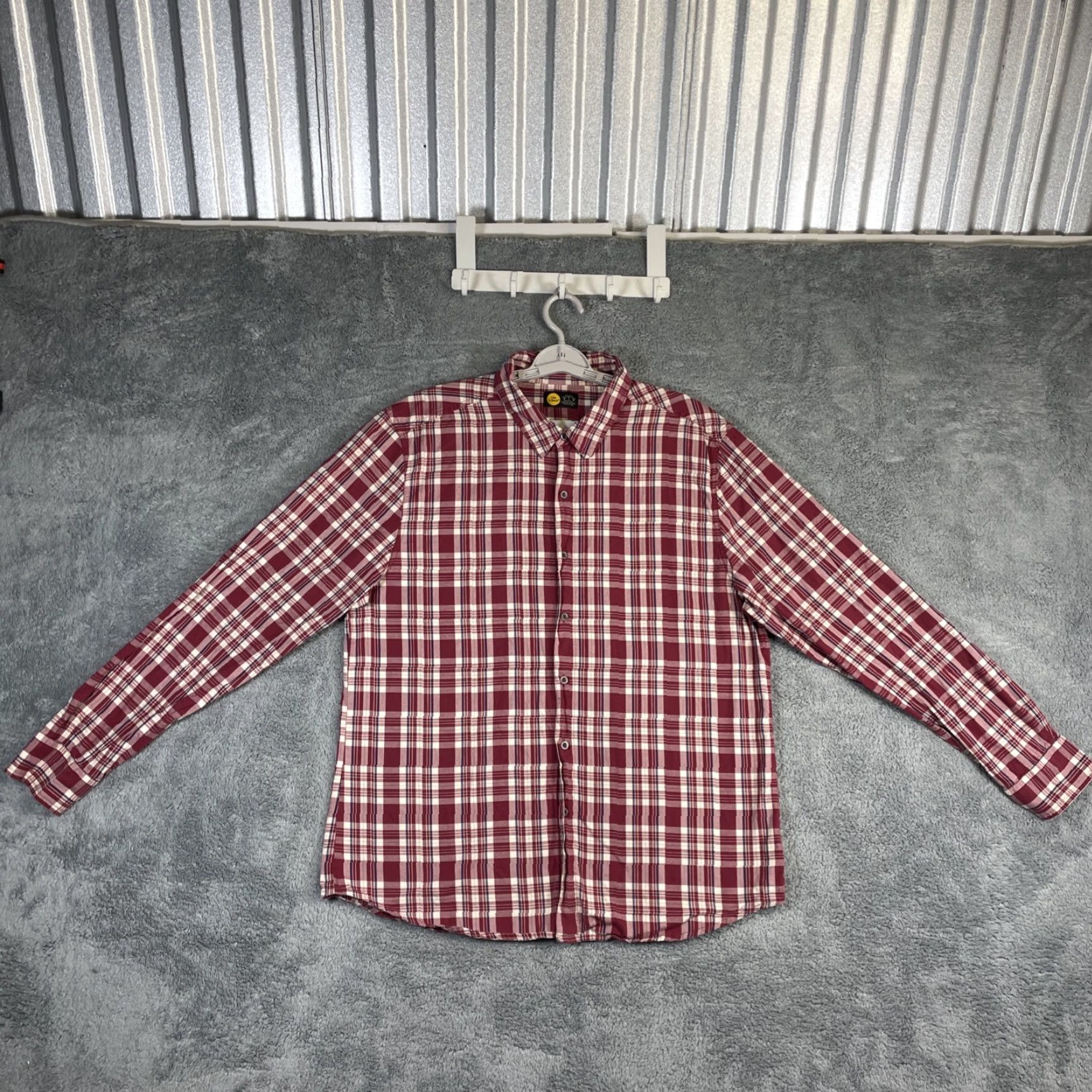 Life is Good Life is Good Shirt Mens Large Red Plaid Long Sleeve Button-Up Casual Prep Size US L / EU 52-54 / 3 - 4 Thumbnail