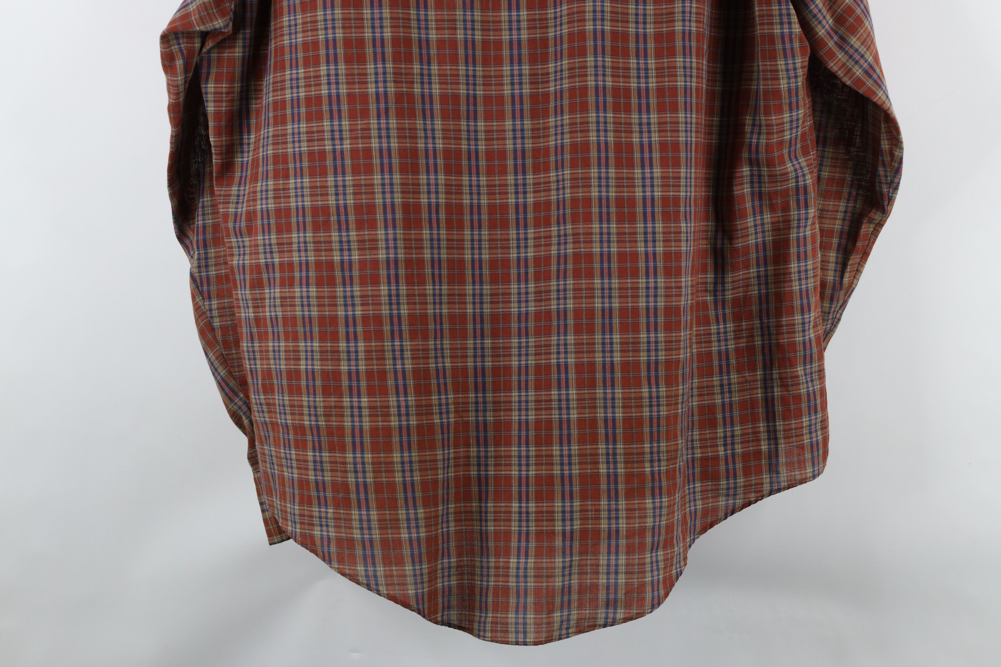 Levi's × Vintage Vintage 80s Levis Fit Collared Button Down Shirt Plaid Size US XL / EU 56 / 4 - 11 Thumbnail