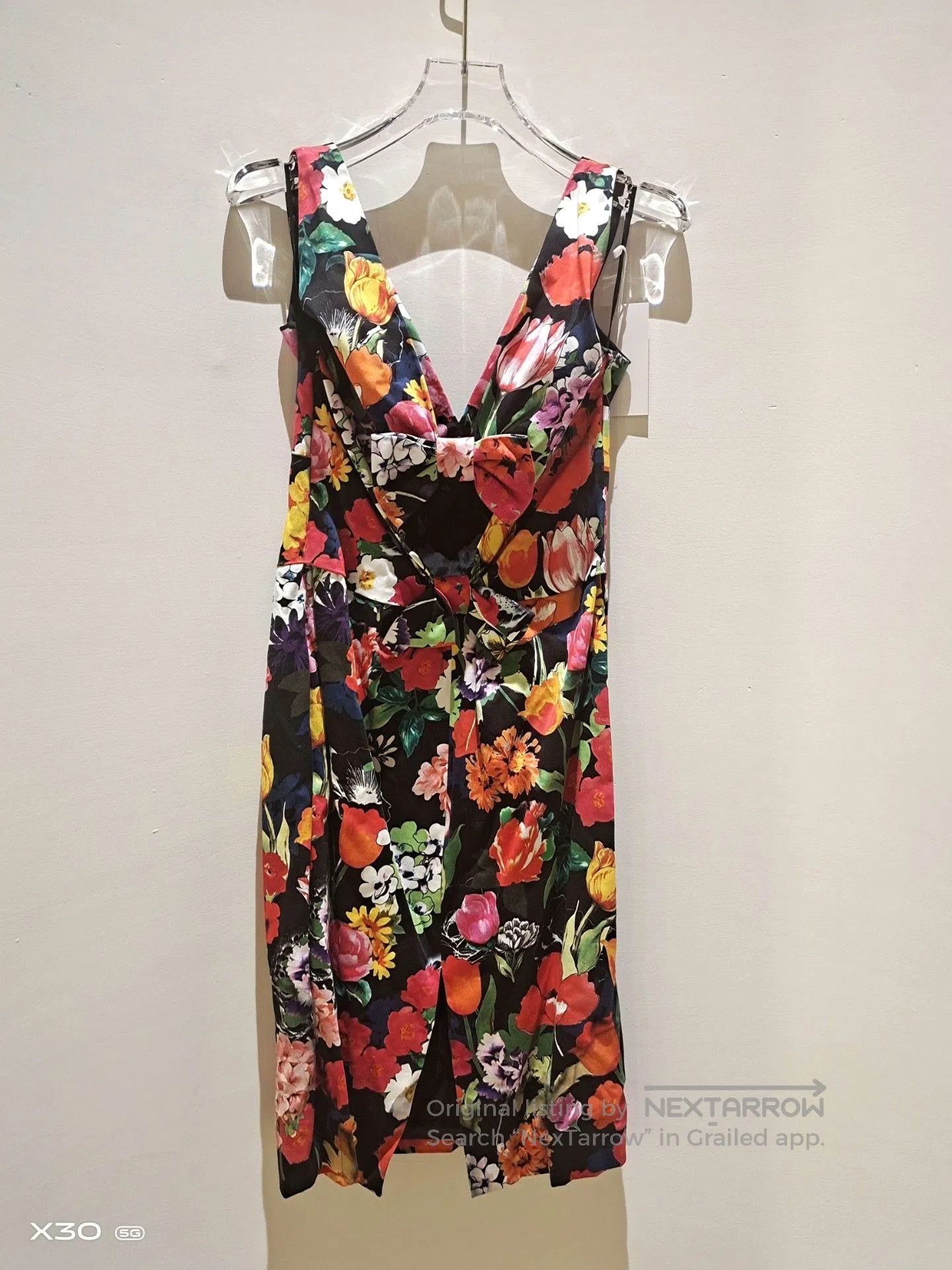 Moschino MOSCHINO Floral Print Midi Dress. Size S / US 4 / IT 40 - 7 Thumbnail