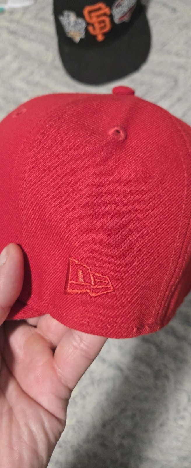 New Era Dodger Fitted red 7 1/8 Size ONE SIZE - 5 Thumbnail