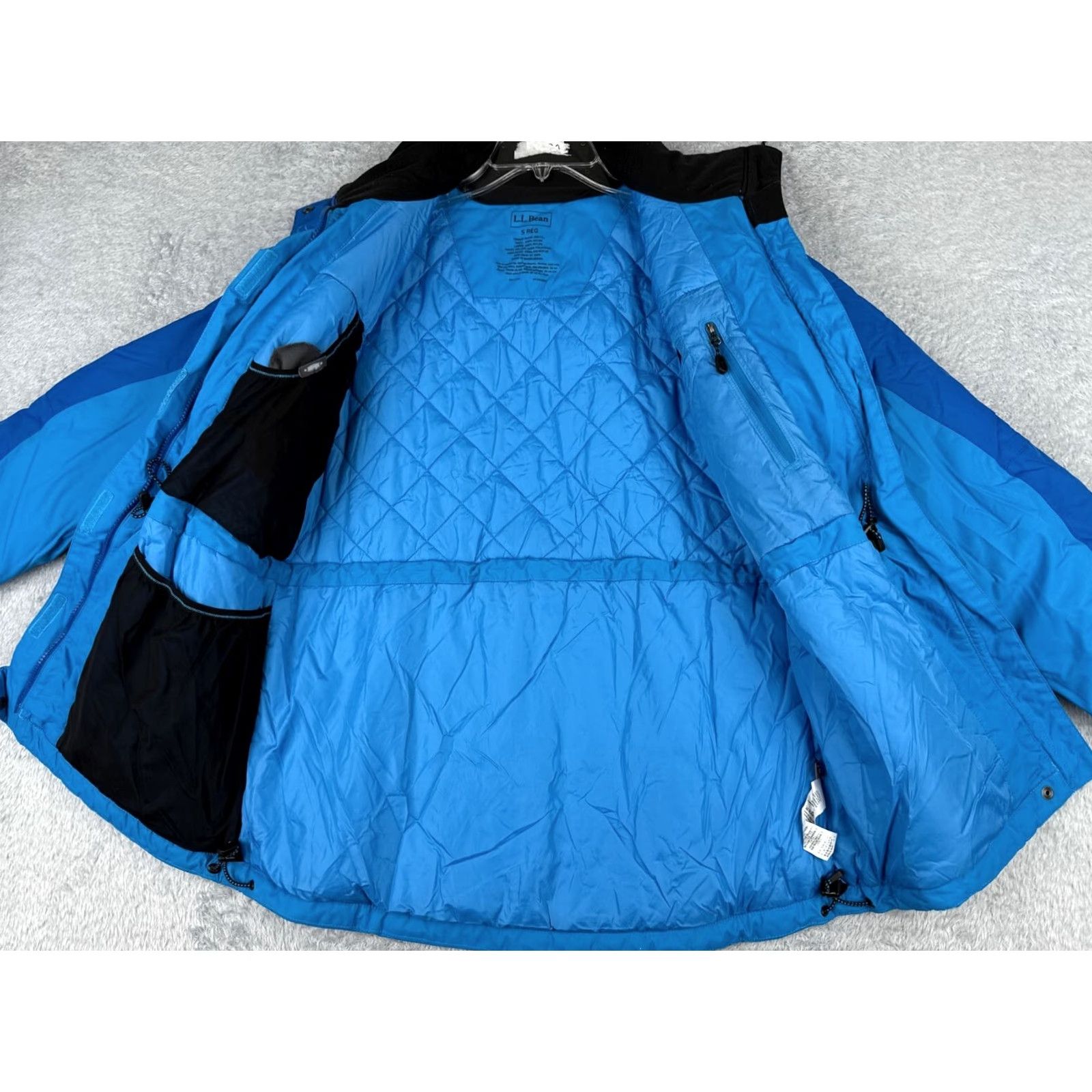 Vintage L.L. Bean Jacket Womens Small Blue Full Zip Primaloft Insulation Lightweight Hooded Long Sleeve Parka Size S / US 4 / IT 40 - 2 Thumbnail
