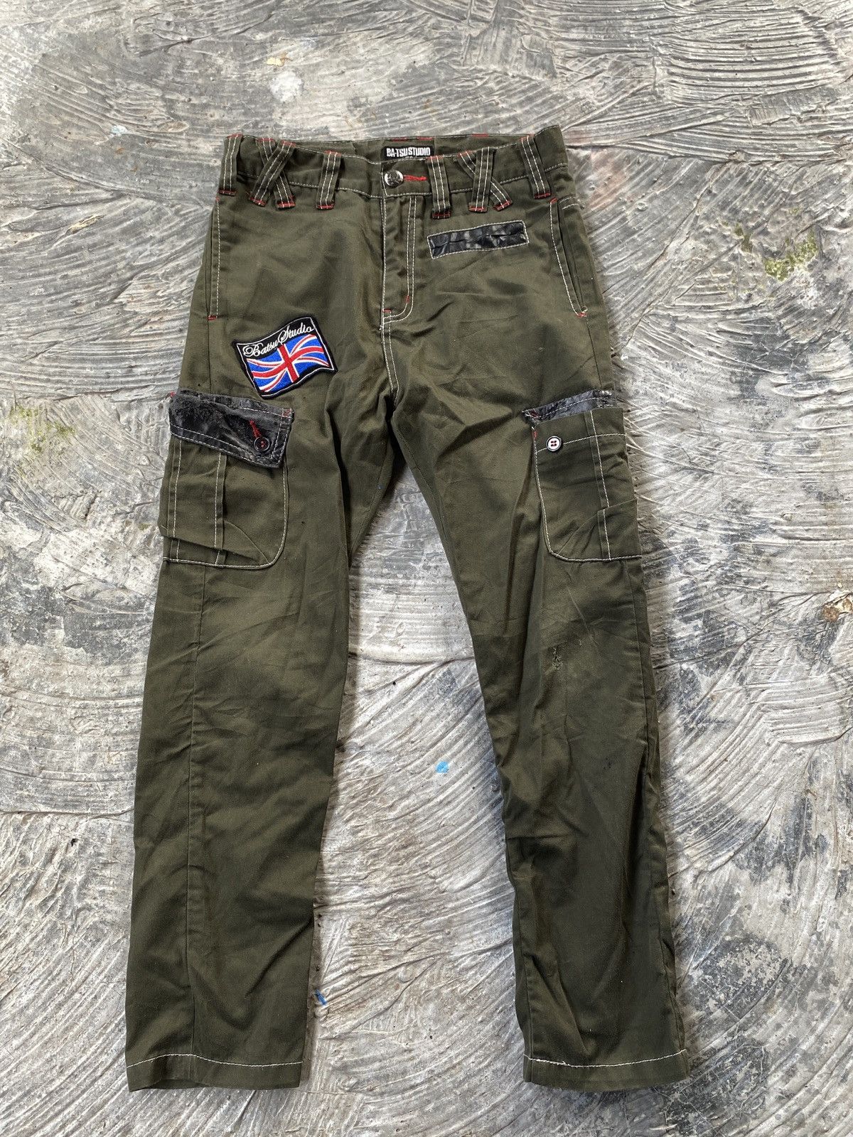 Japanese Brand 💥SALE💥 BA-Tsu Studio Cargo Pant XST Limited Size US 29 - 4 Thumbnail