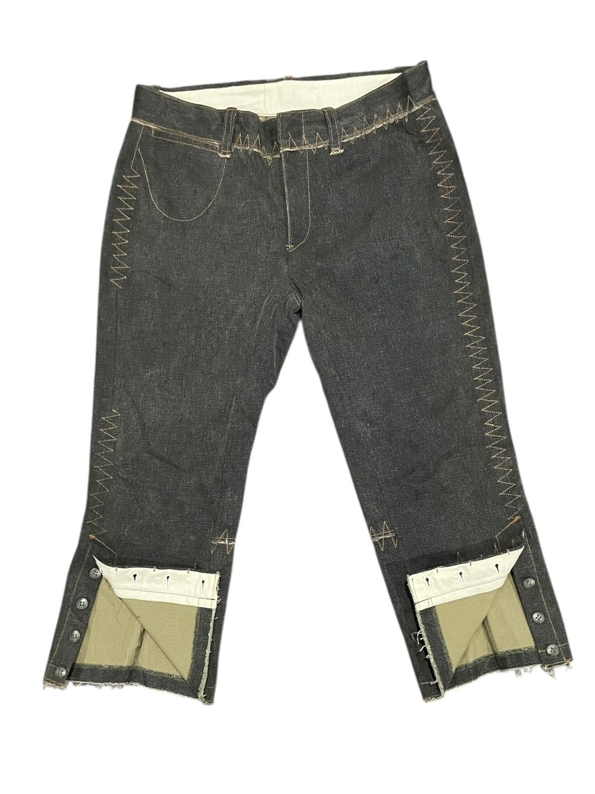 Tsumori Chisato Issey Miyake Tsumori Chisato Capris Jeans Size 30" / US 8 / IT 44 - 4 Thumbnail