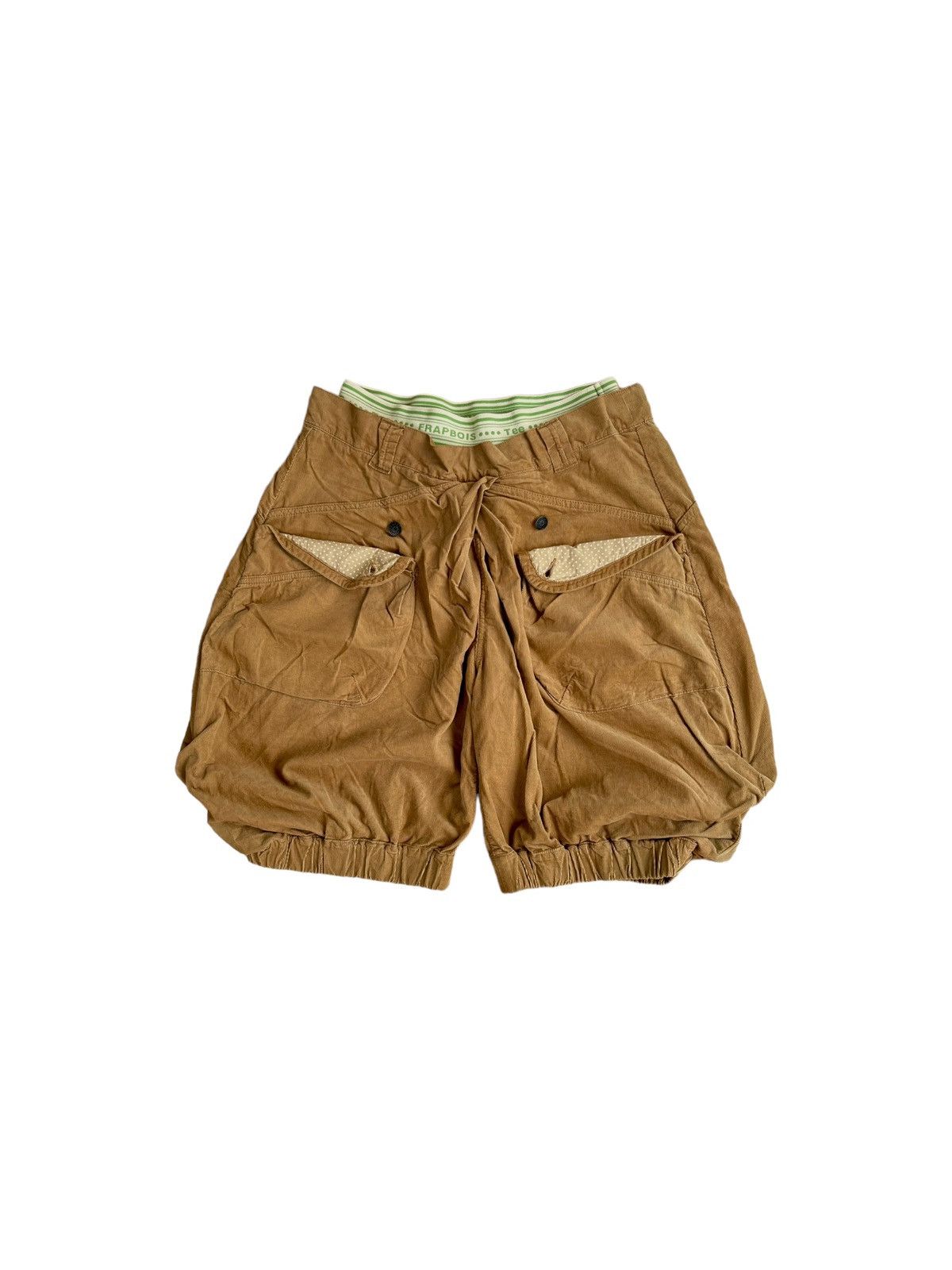Frapbois Vintage Balloon Curved Shorts Frapbois by Issey Miyake Size US 31 - 1 Thumbnail