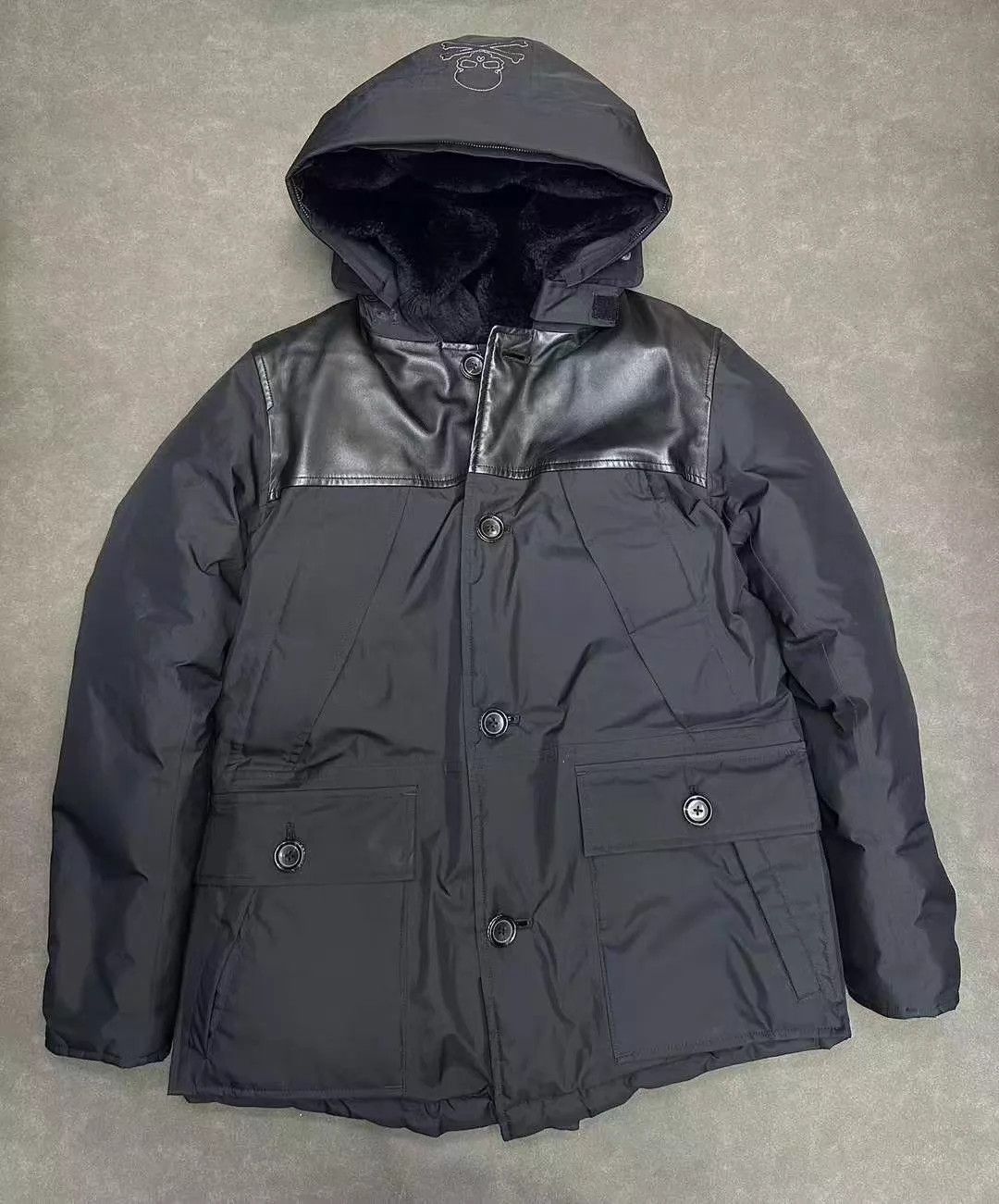 Mastermind Japan MMJ Gore-Tex Down Hooded Sheepskin Paneled Jacket M 95New Size US M / EU 48-50 / 2 - 1 Thumbnail