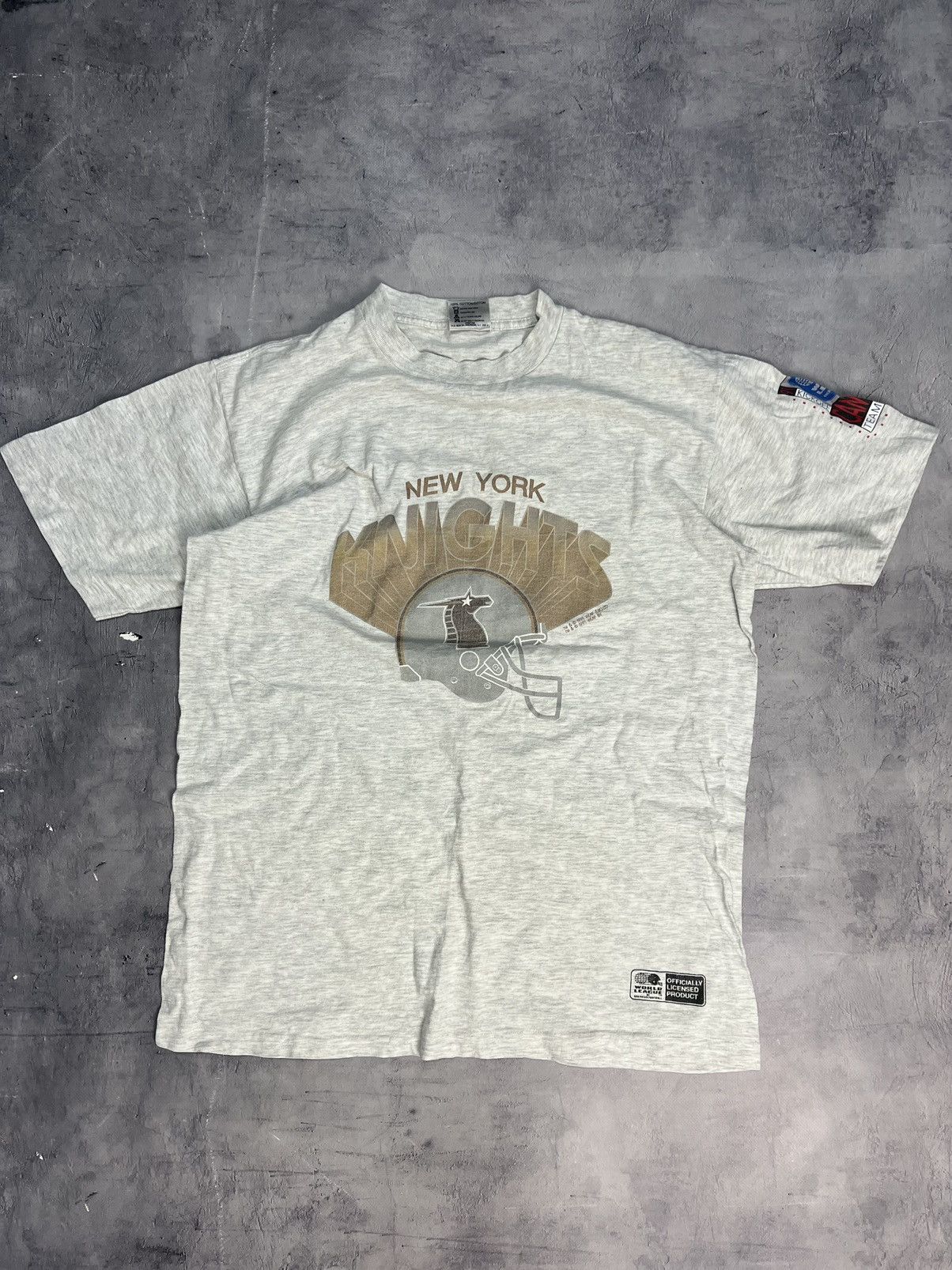 NFL × Vintage Rare Knight New York Jersey 1991 Vintage Men's T-Shirt Size US XL / EU 56 / 4 - 1 Thumbnail