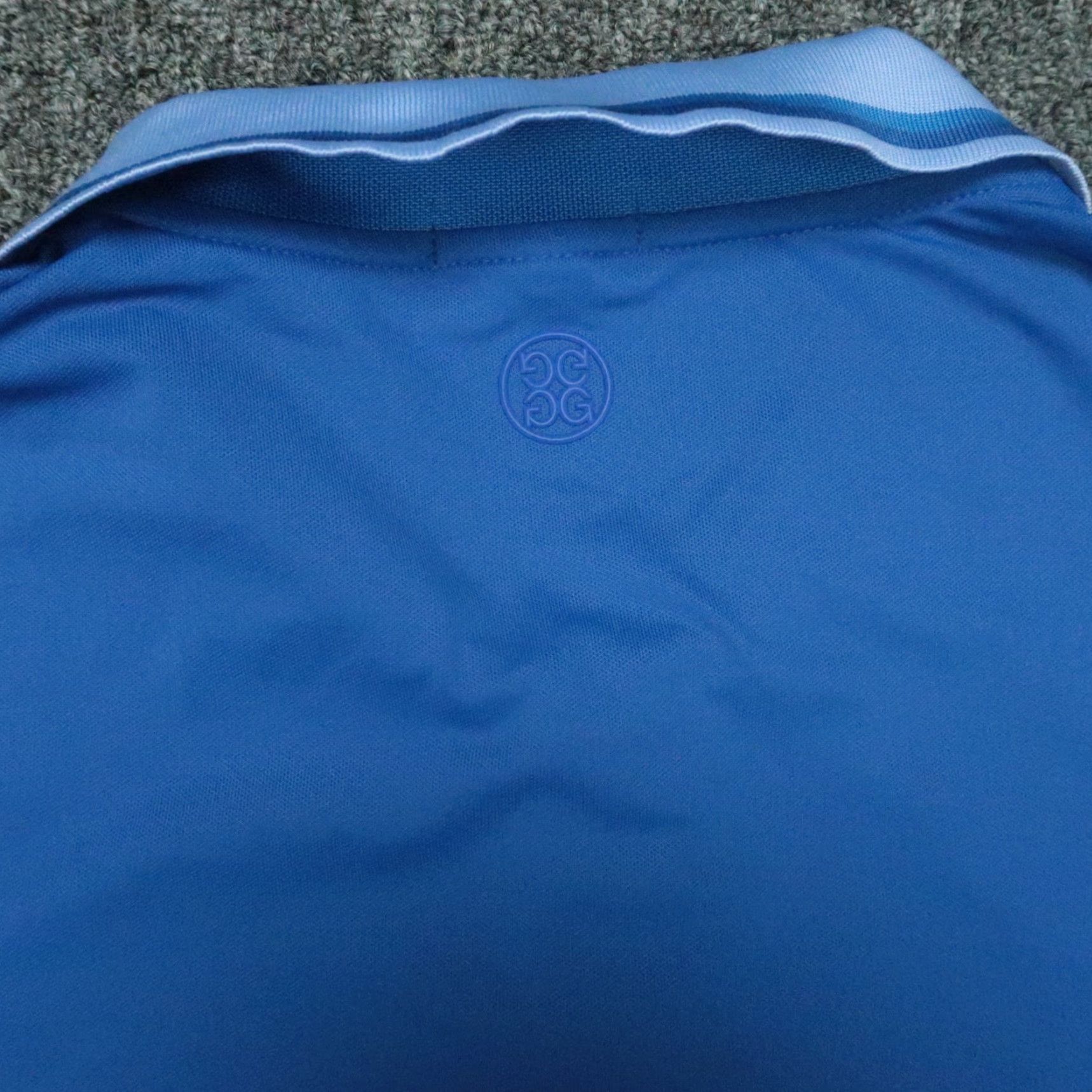 G/FORE G/Fore Shirt Men XXL Blue Performance Golf Polo Short Sleeve Ringer Canyon Creek Shirt Polo Size US XXL / EU 58 / 5 - 5 Thumbnail