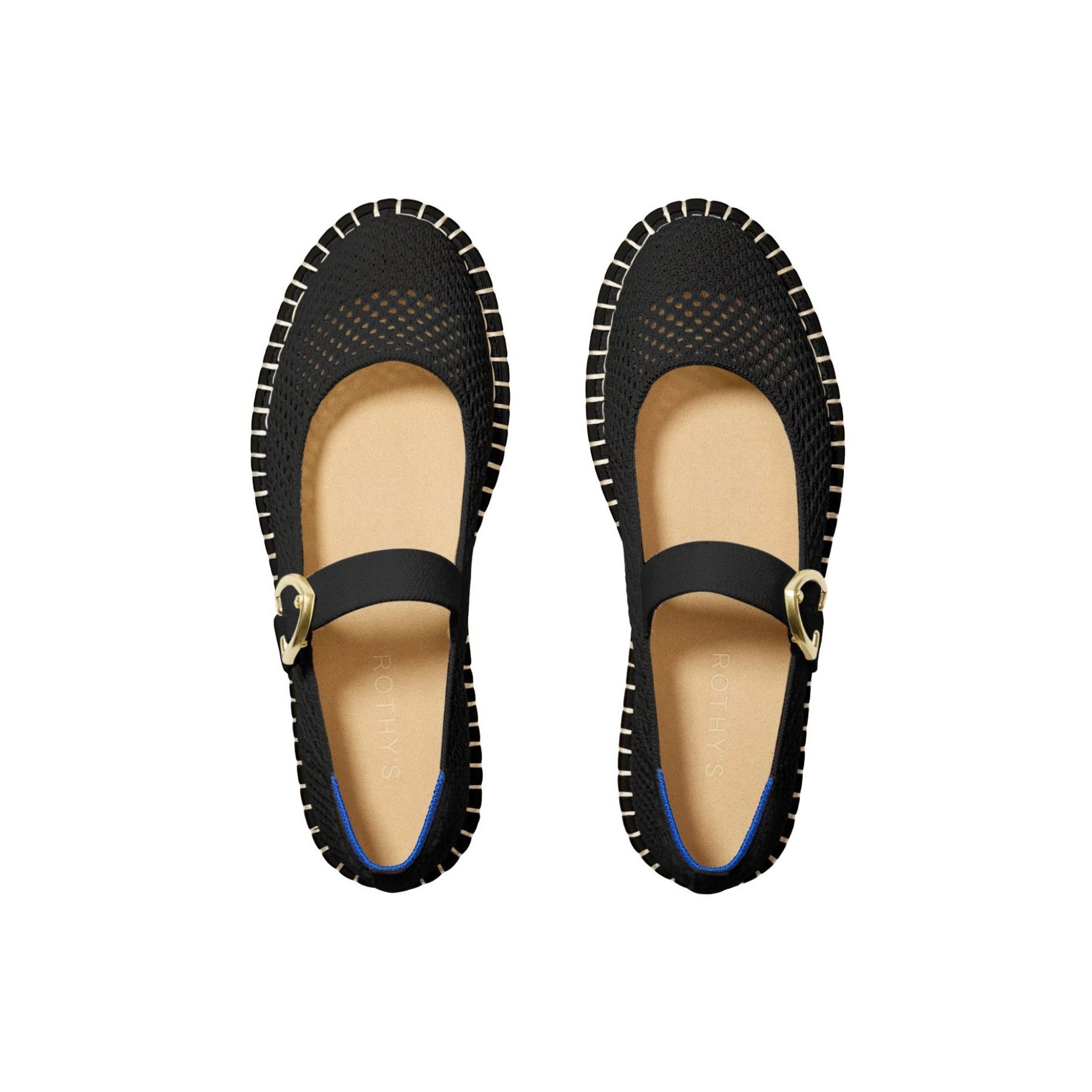 Rothy's ROTHY'S The Espadrille Mary Jane Black NWOB $149 Sz 7 SOLD O Size US 7 / IT 37 - 1 Thumbnail