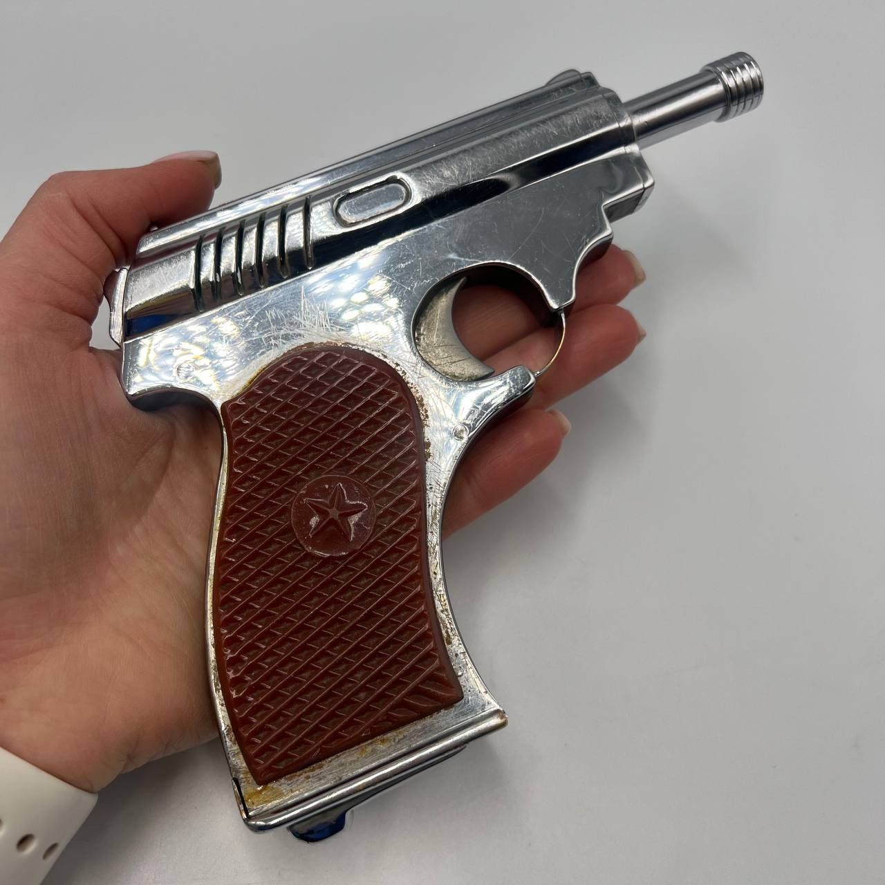 Vintage 1980's Vintage USSR Desk Gasoline Cigarette Torch Lighter Size ONE SIZE - 8 Thumbnail