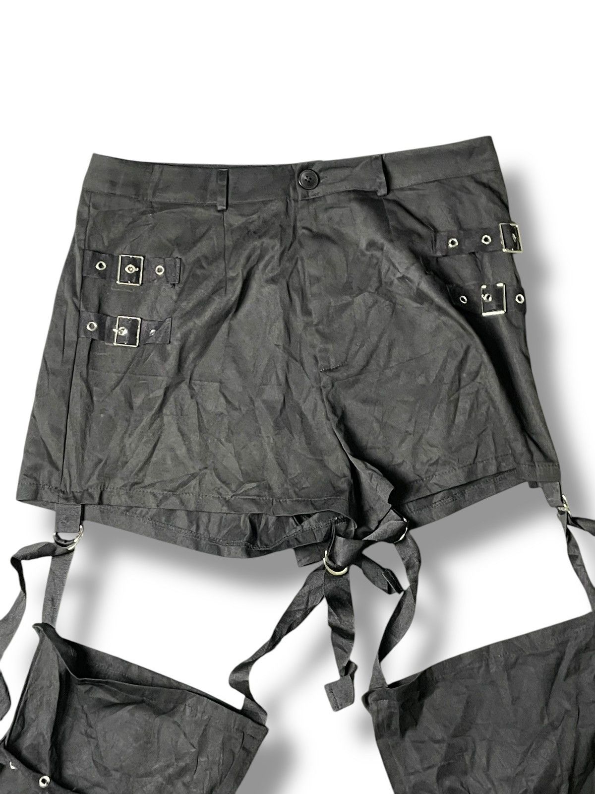 Japanese Brand Romwe Bondage Flare Pants (53) Size 30" / US 8 / IT 44 - 2 Thumbnail