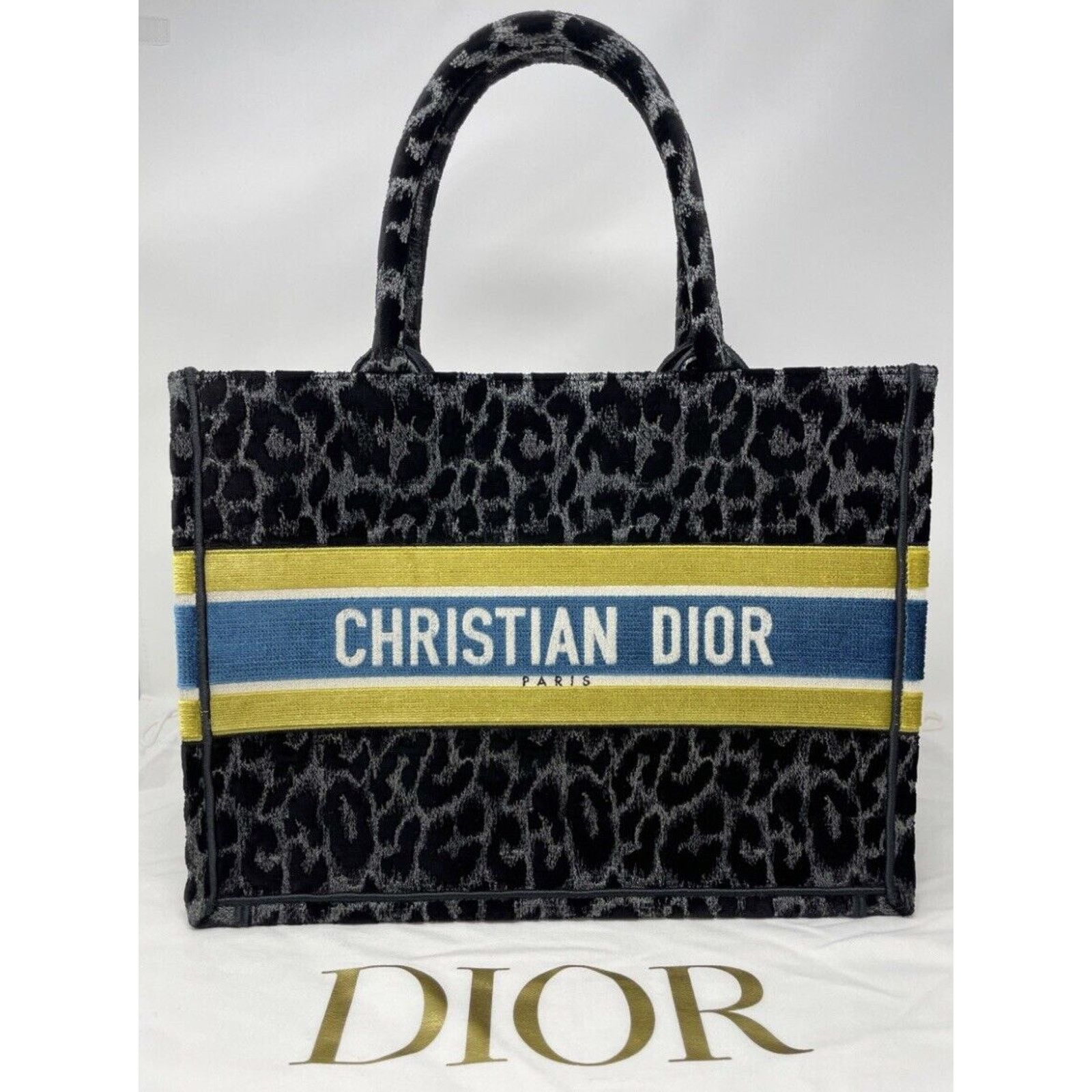 Dior CHRISTIAN DIOR Small Book Mizza Embroidered Tote Bag Size ONE SIZE - 2 Thumbnail