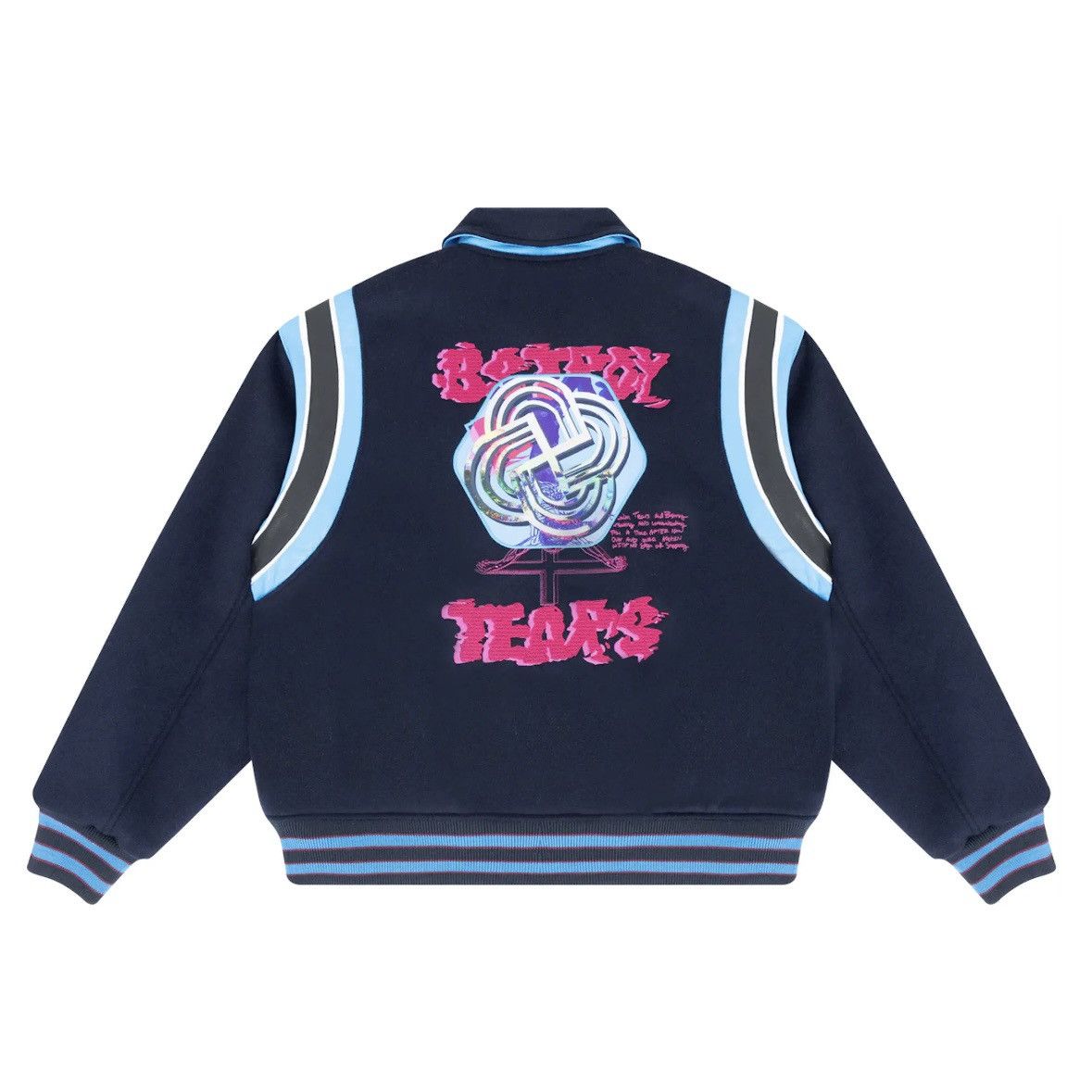 DENIM TEARS Denim Tears Bstroy Tears Varsity Jacket Size US L / EU 52-54 / 3 - 1 Thumbnail
