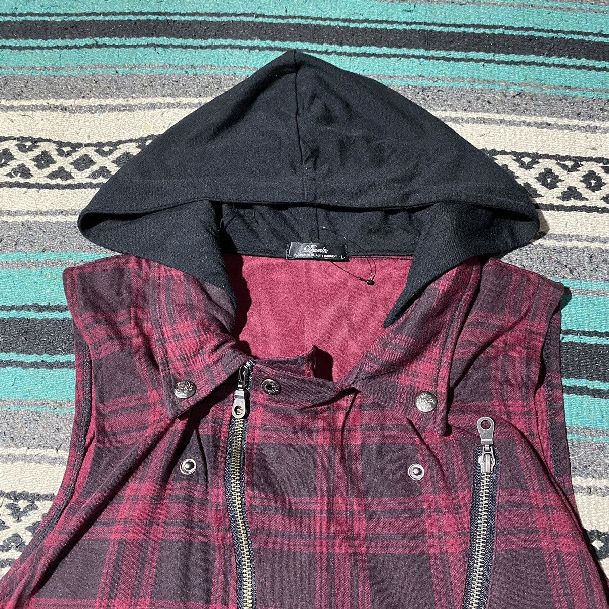 If Six Was Nine × Japanese Brand × Le Grande Bleu (L.G.B.) Devalte Asymmetric Punk Vest Hooded Size US S / EU 44-46 / 1 - 7 Thumbnail