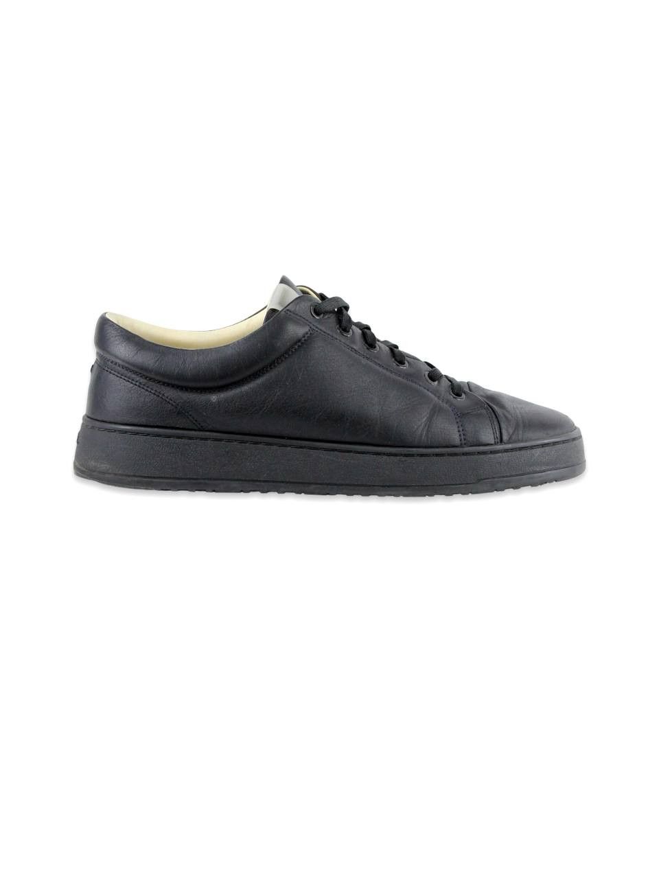 Etq ETQ Black leather sneakers Size US 11 / EU 44 - 1 Thumbnail