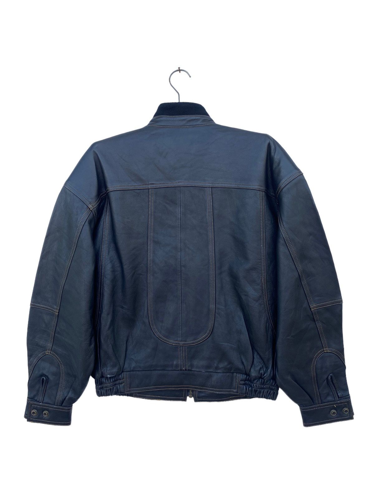 Japanese Brand Vintage Kotobuki Japan Leather Bomber Jacket Size US M / EU 48-50 / 2 - 2 Thumbnail