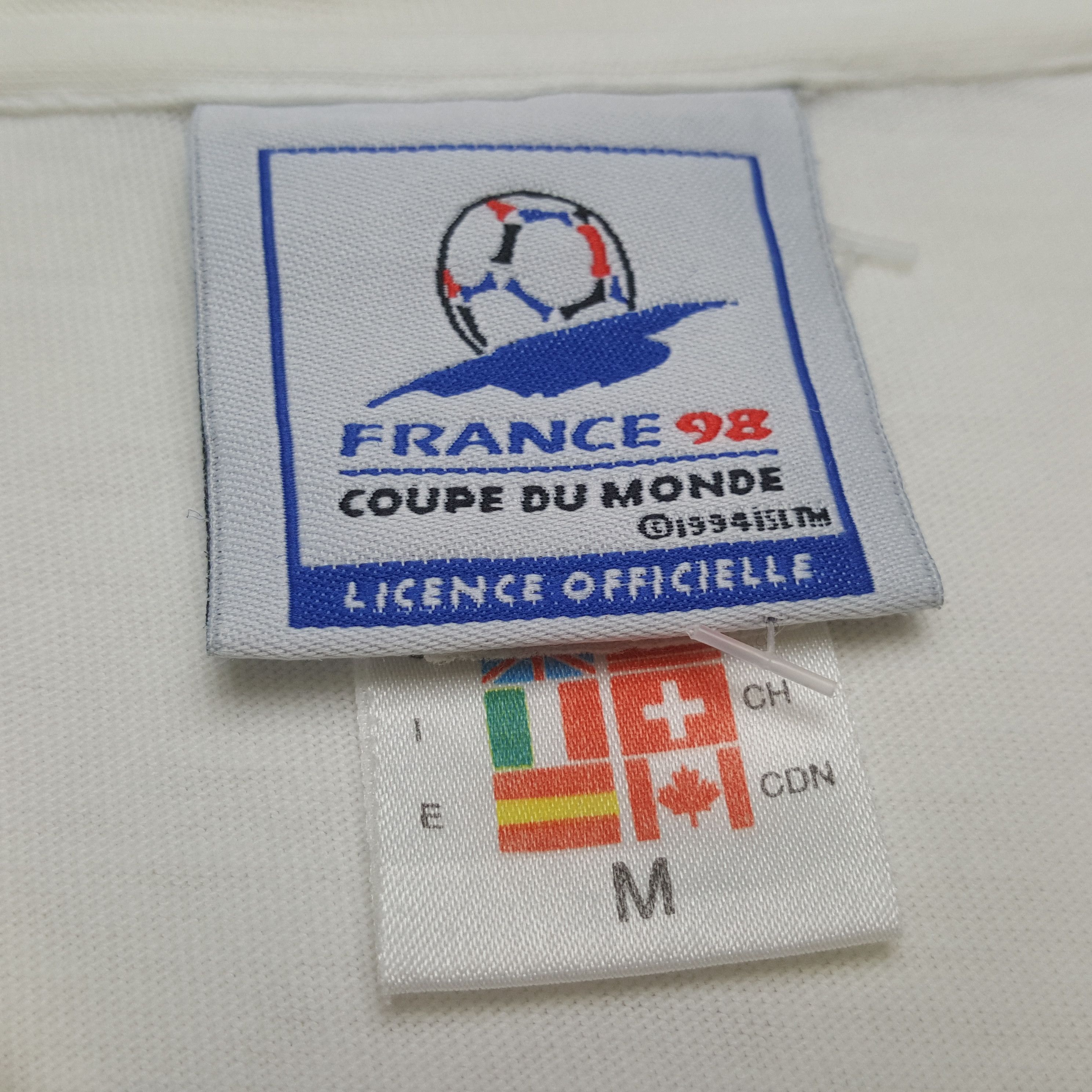 Adidas × Vintage Vintage ADIDAS FRANCE98 Platini Player T-shirt C294N19 Size US M / EU 48-50 / 2 - 5 Thumbnail