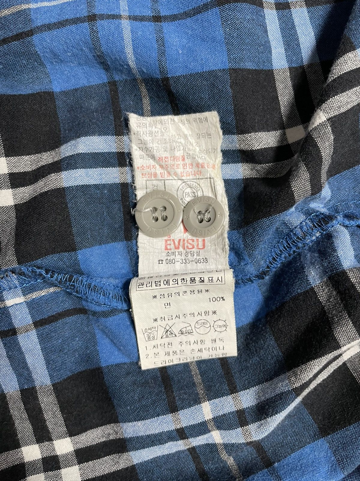 Evisu Vintage Evisu evis shirt button up embroidery pocket Size US M / EU 48-50 / 2 - 10 Thumbnail