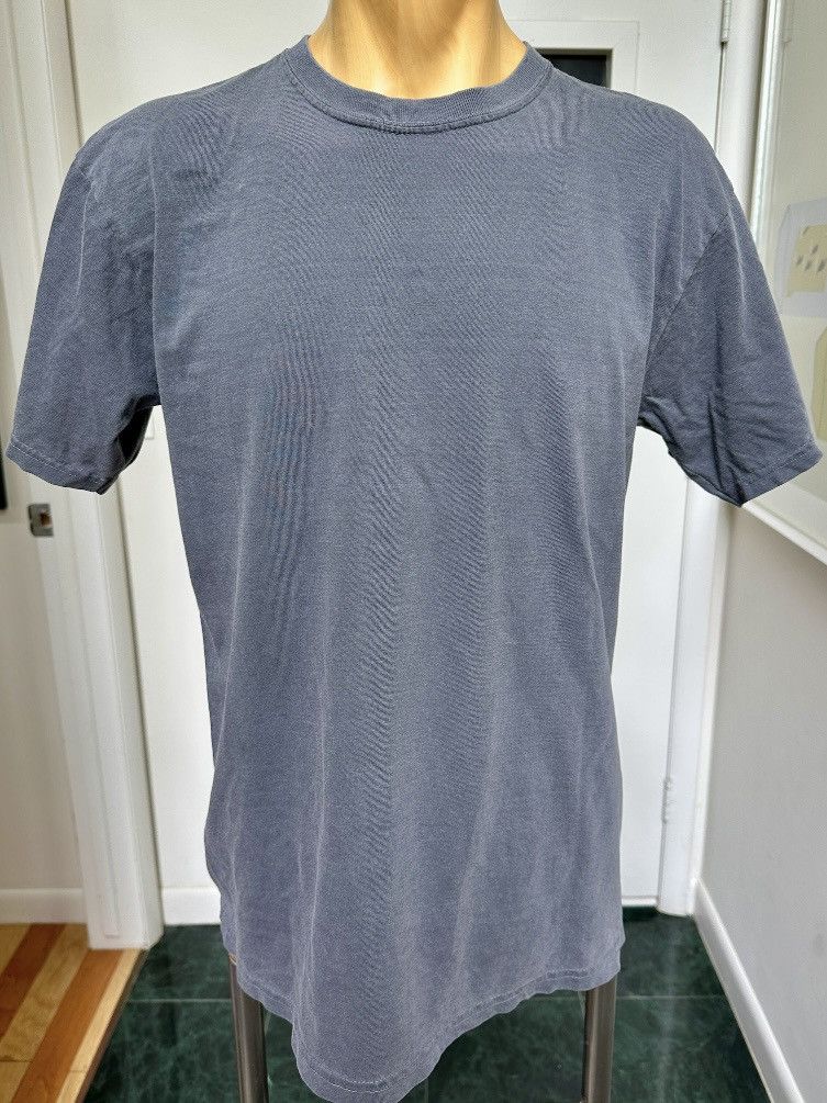 NEW STUSSY MENS PIGMENT DYED STREETWEAR TSHIRT CHARCOAL GRAY