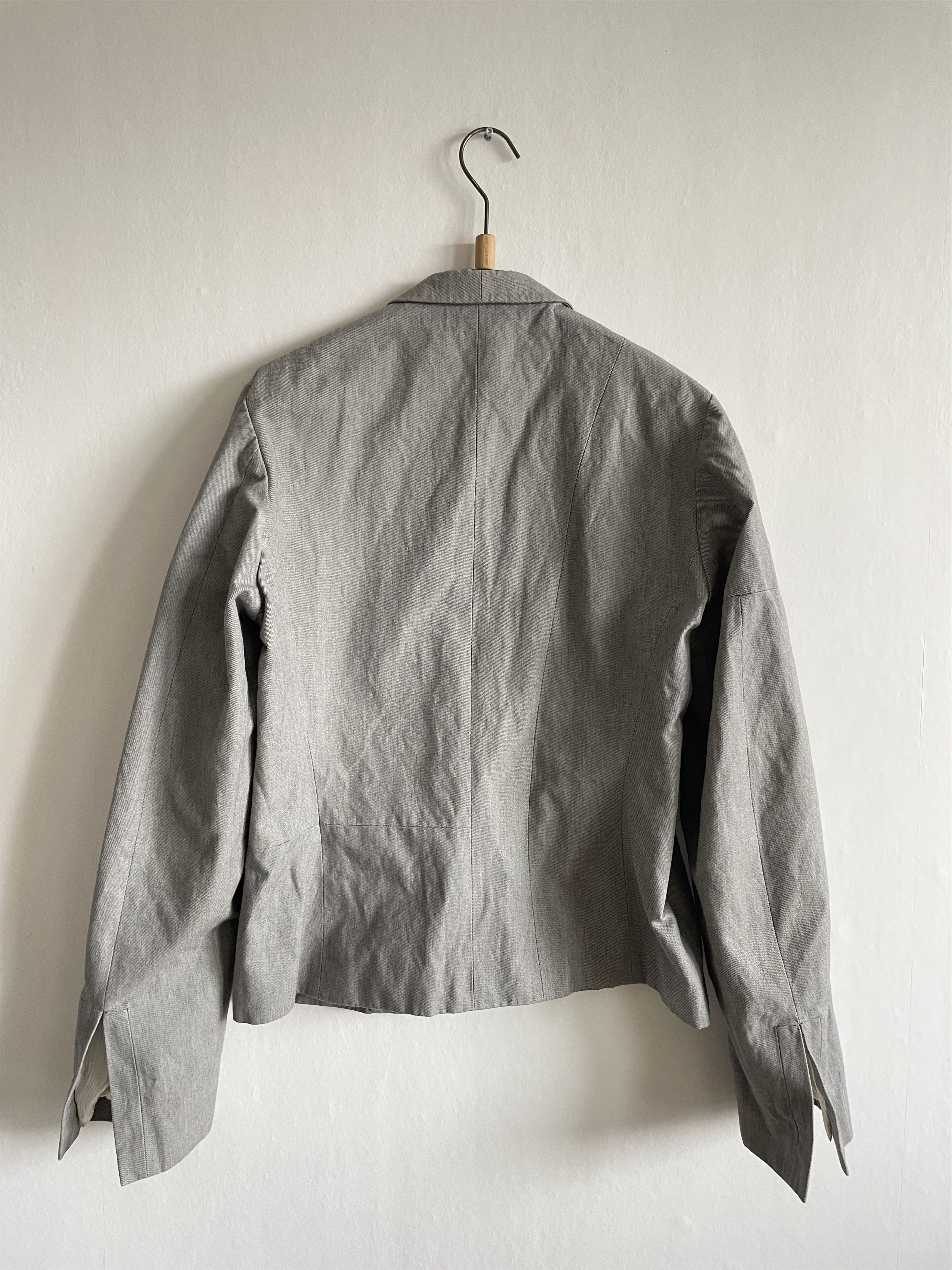 Tillmann Lauterbach Tillmann Lauterbach Asymmetric Cotton Blazer Size M / US 6-8 / IT 42-44 - 6 Thumbnail