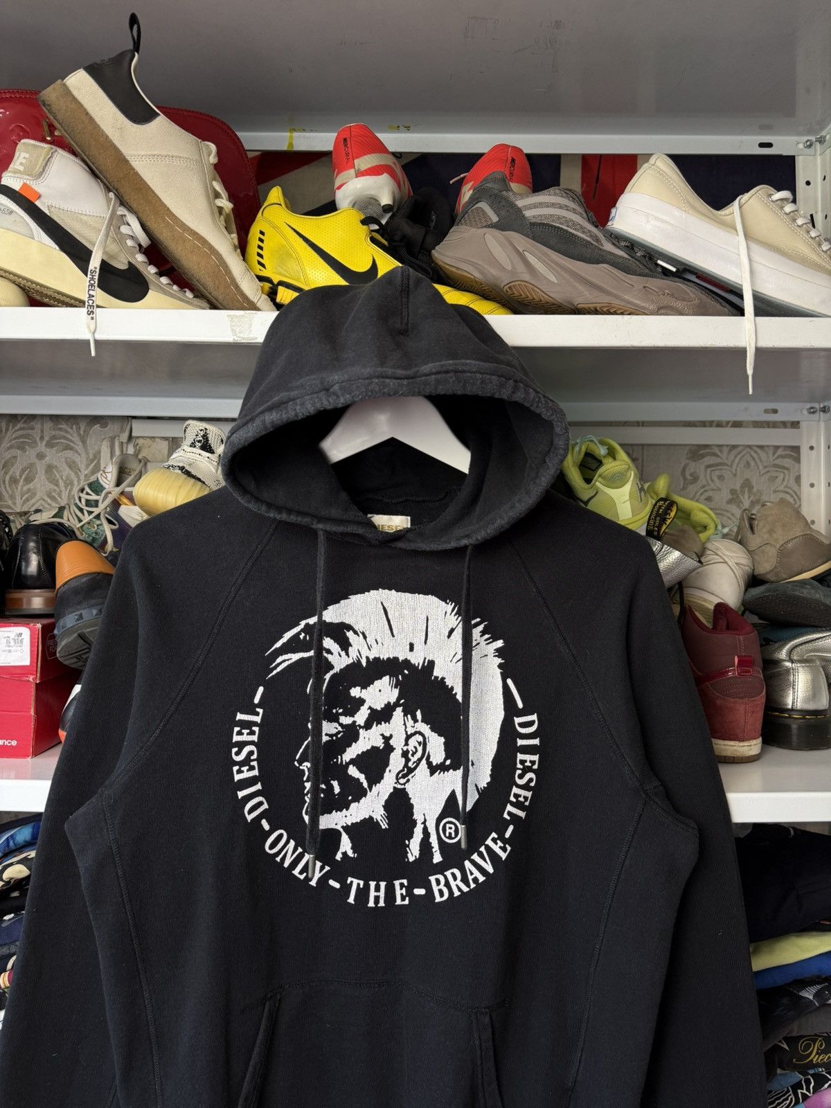 Diesel Vintage Diesel Distressed Faded Hoodie Y2K Dig Logo Size US M / EU 48-50 / 2 - 23 Thumbnail