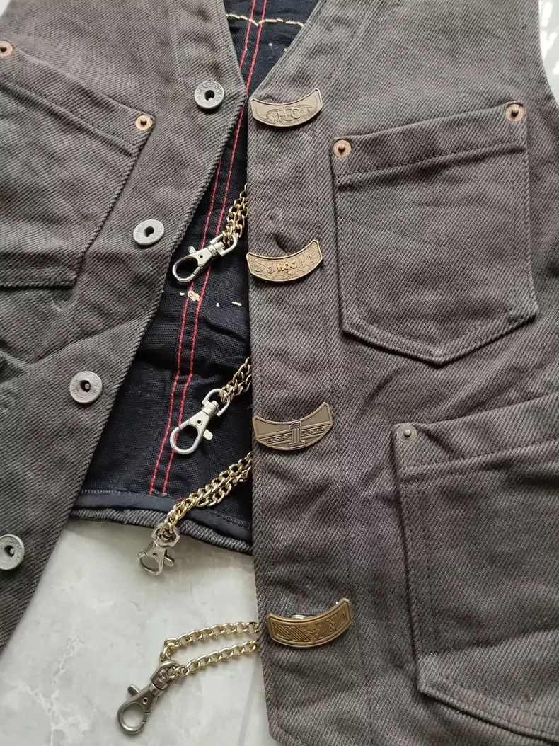 Iron Heart Iron Heart HOG Tokyo Joint Vest Size US S / EU 44-46 / 1 - 5 Thumbnail