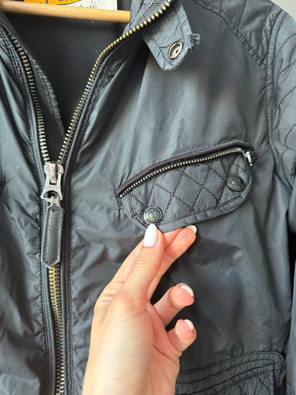 Schott Perfecto by Schott NYC Motorcycle Cafe Racer Nylon Jacket Size US M / EU 48-50 / 2 - 4 Thumbnail