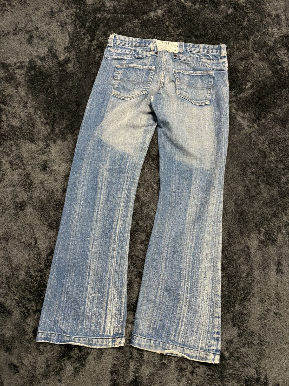 Miss Sixty Vintage Faded Distressed Y2K Flared Jeans Miss Sixty Style Size 27" / US 4 / IT 40 - 4 Thumbnail