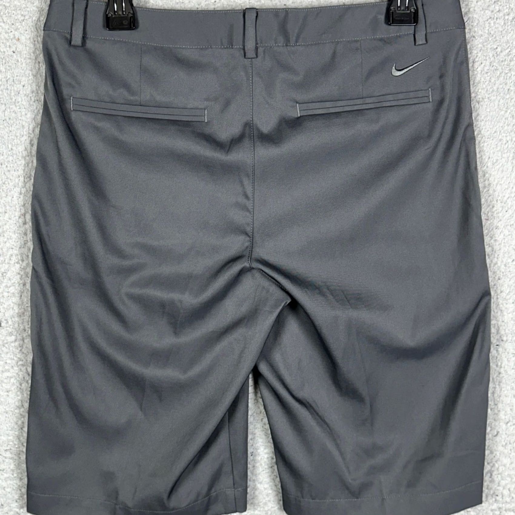 Nike Nike Mens Golf Dri-FIT Shorts XL Grey Charcoal Wash Sporty Performance Flat Front Stretch Size US 31 - 2 Thumbnail