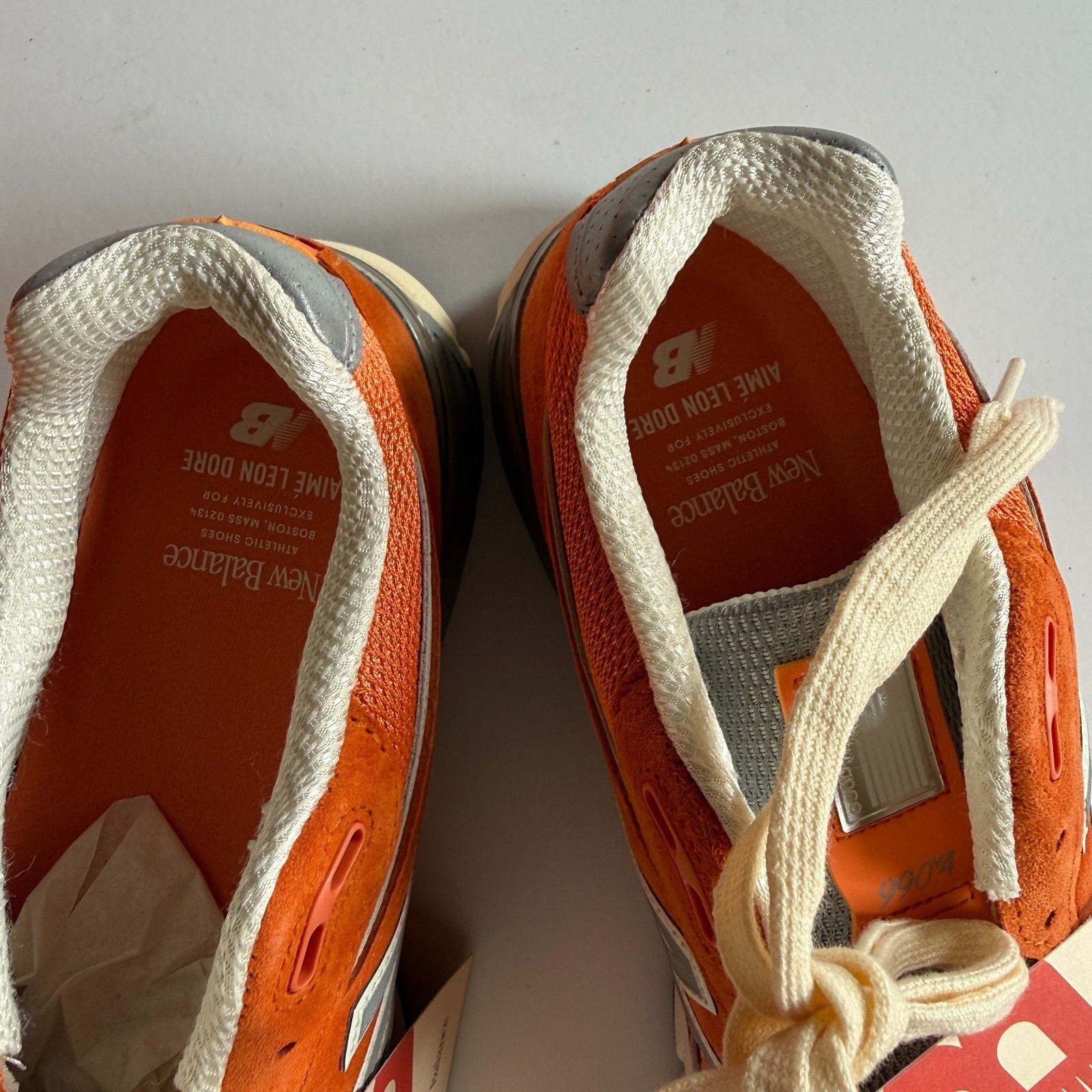 Aime Leon Dore × New Balance New Balance 990v4 x Aimé Leon Dore Orange - U990OG4 Size US 9.5 / EU 42-43 - 9 Thumbnail