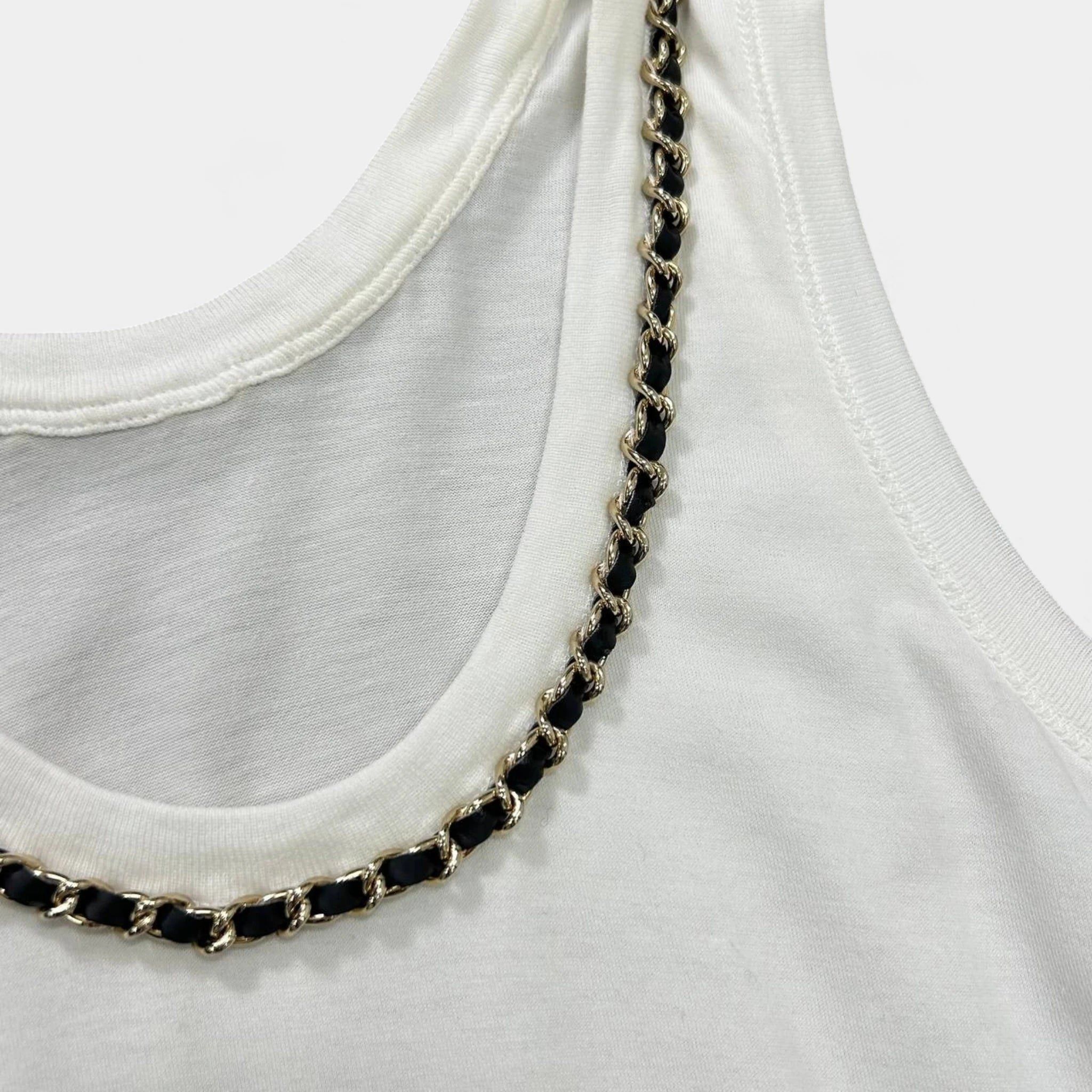 Dolce & Gabbana Dolce & Gabbana Metallic Gold Tank Top Size US S / EU 44-46 / 1 - 3 Thumbnail