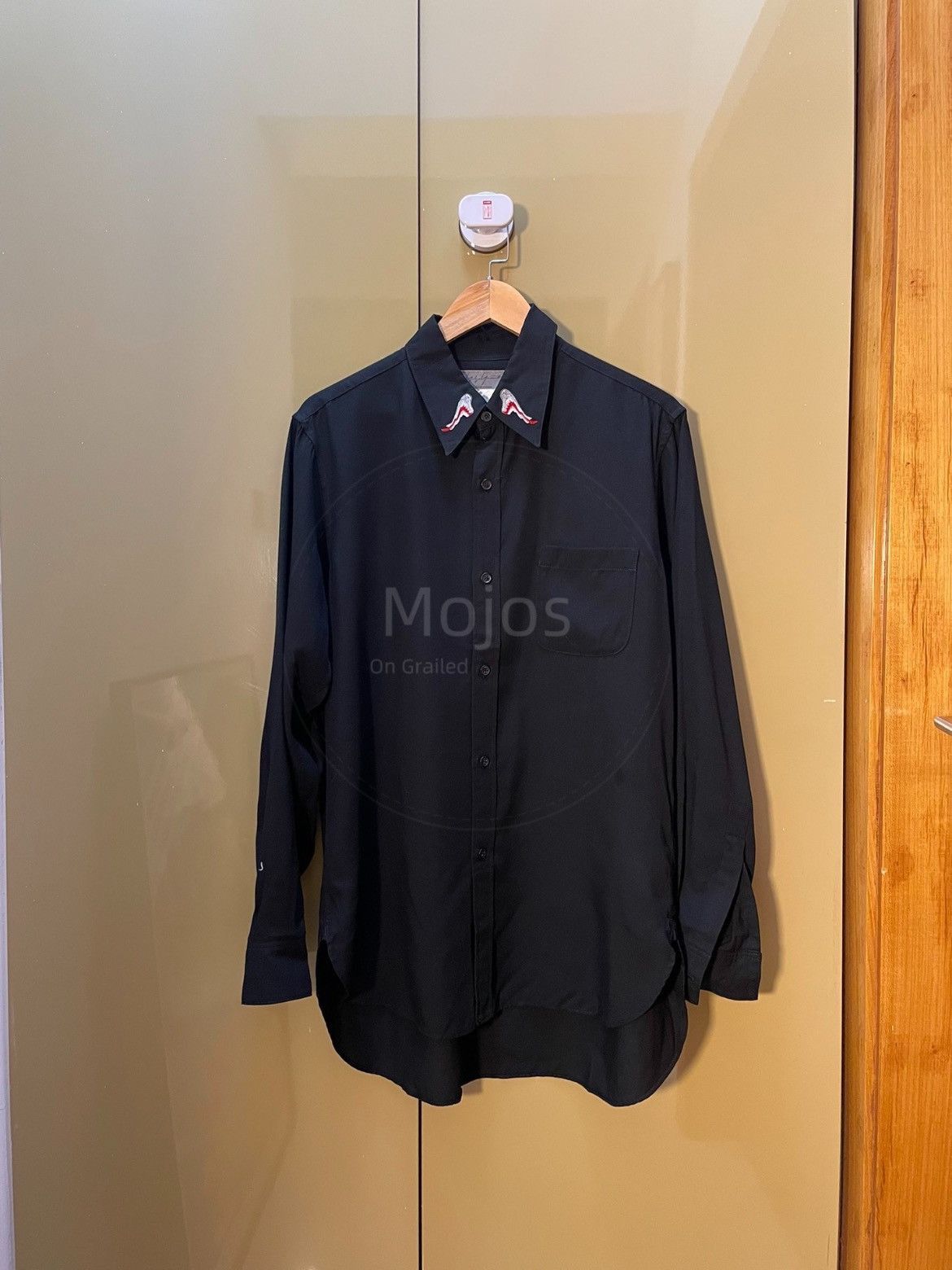 Yohji Yamamoto Sz 3 Yohji Yamamoto Pour Homme 02AW Wing Shirt-2508 Size US L / EU 52-54 / 3 - 1 Thumbnail